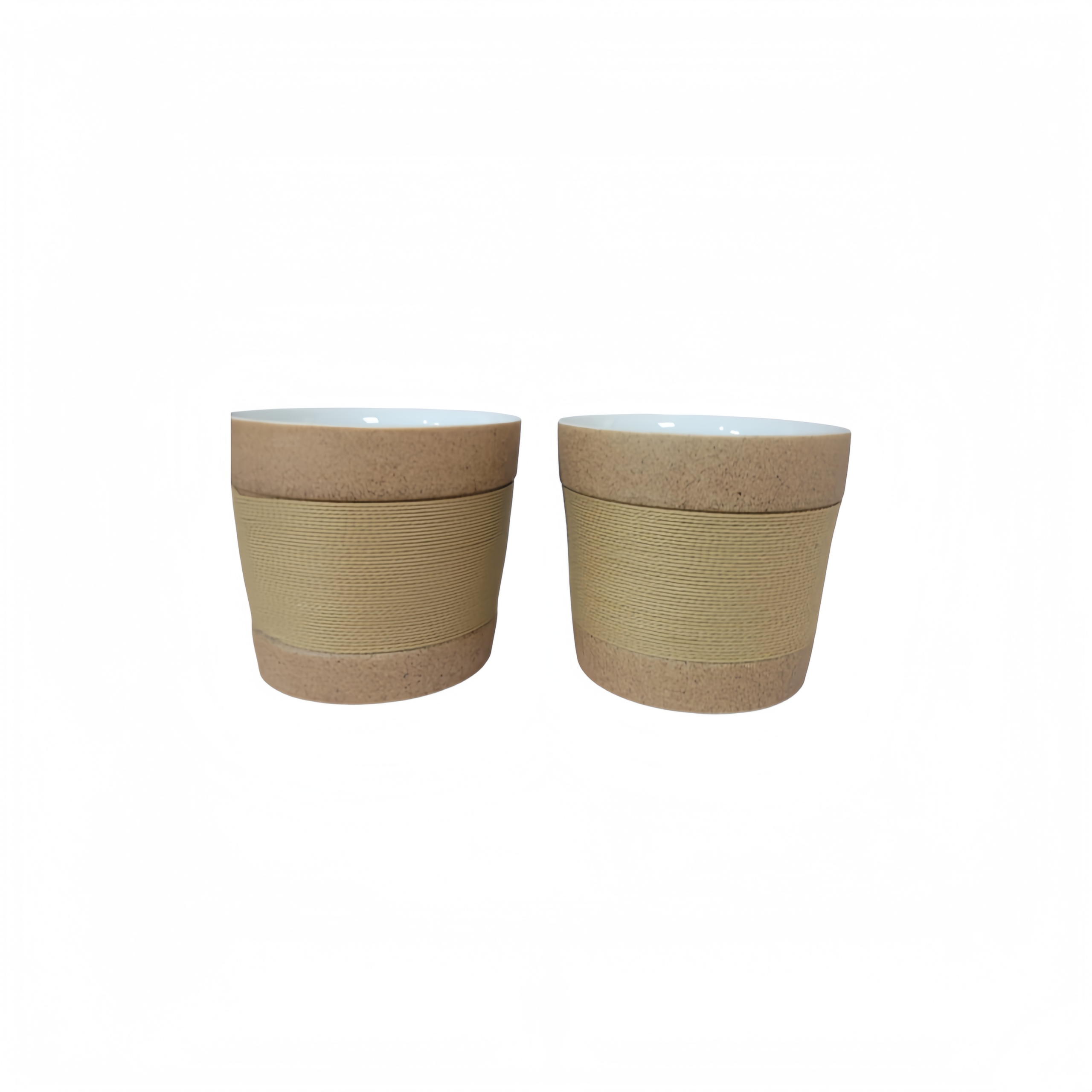 Wood-Fired Brown Hemp Cup
