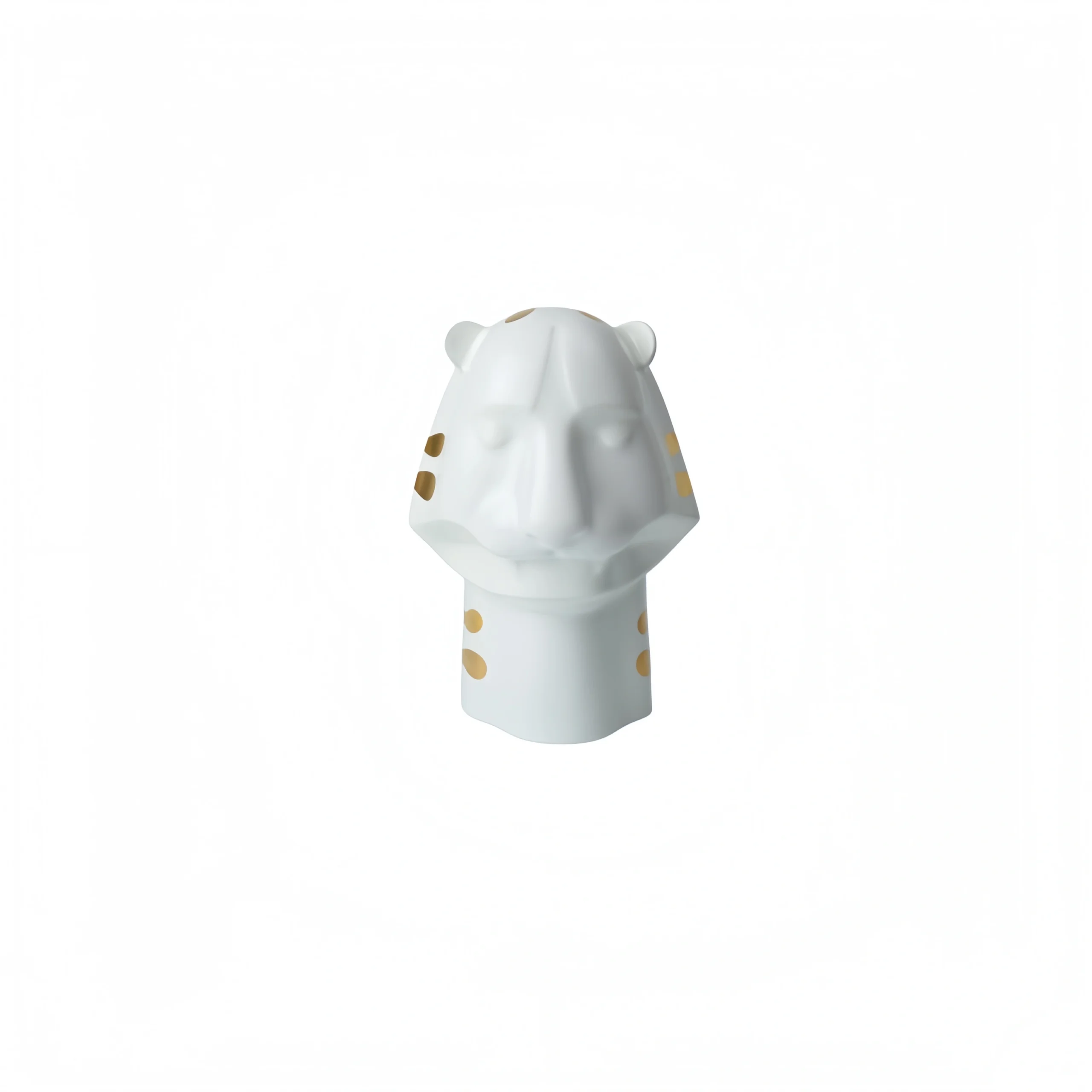 Return of the King Tiger Ceramic Figurine – White