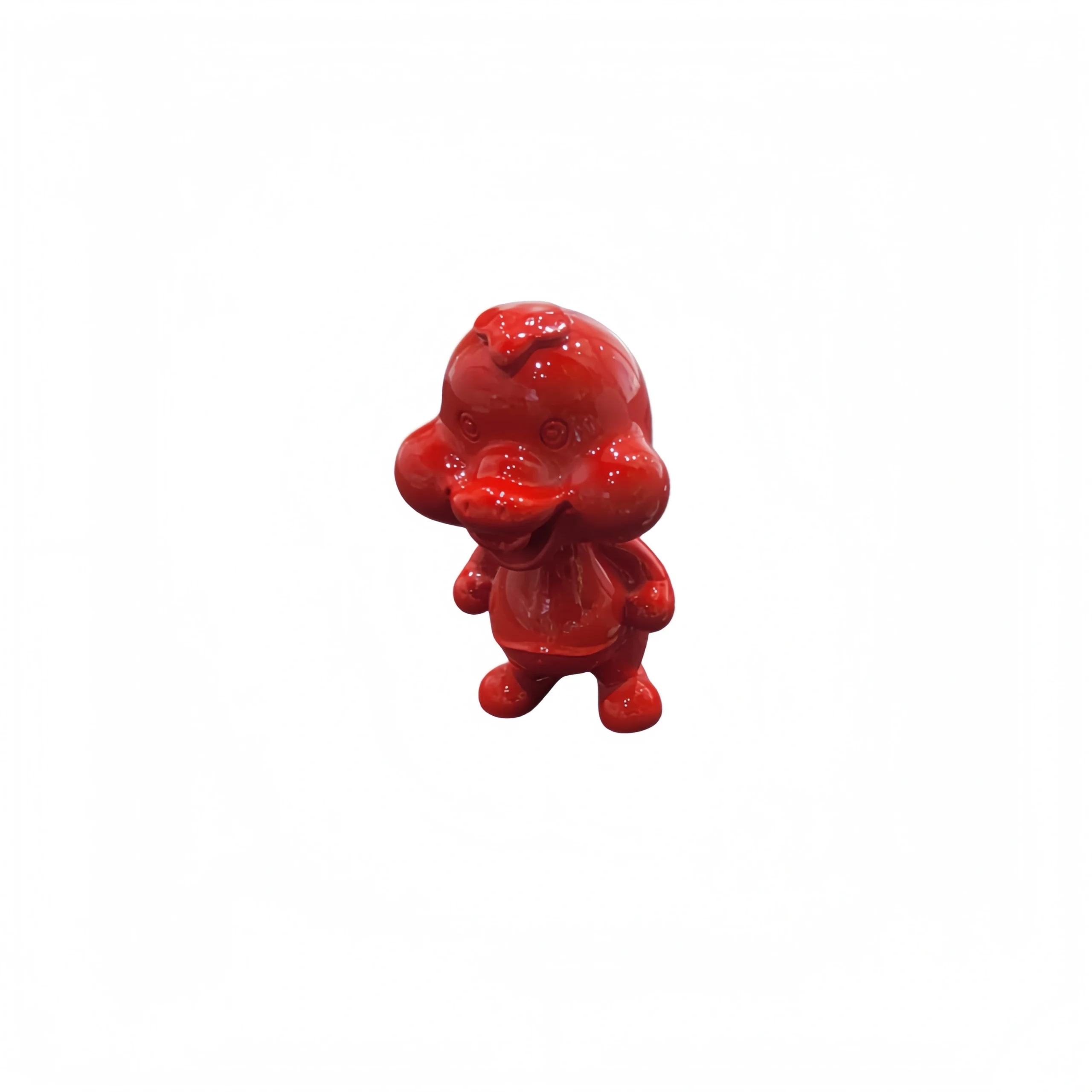 Red Fiberglass Duckling