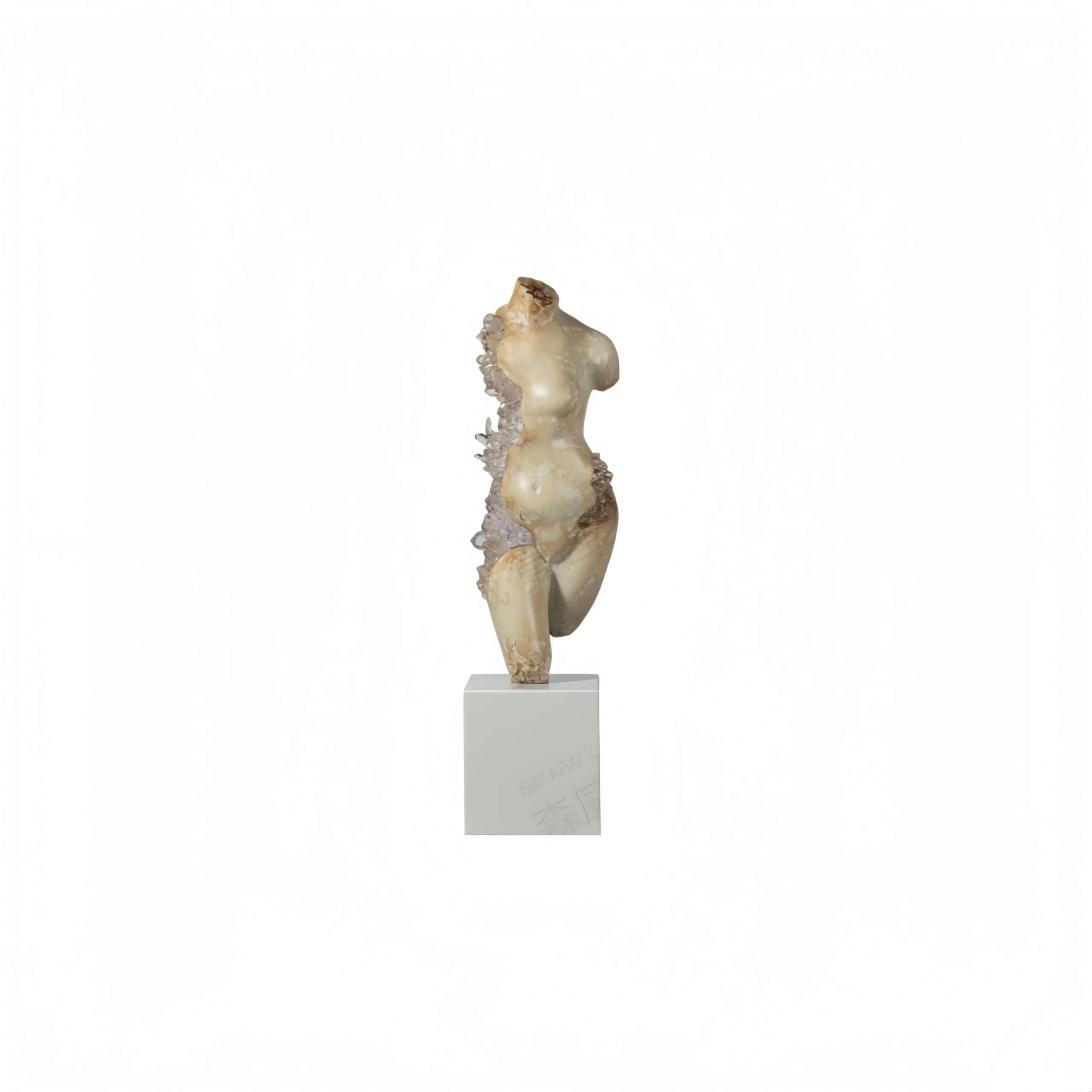 Small Classical Goddess Torso Figurine