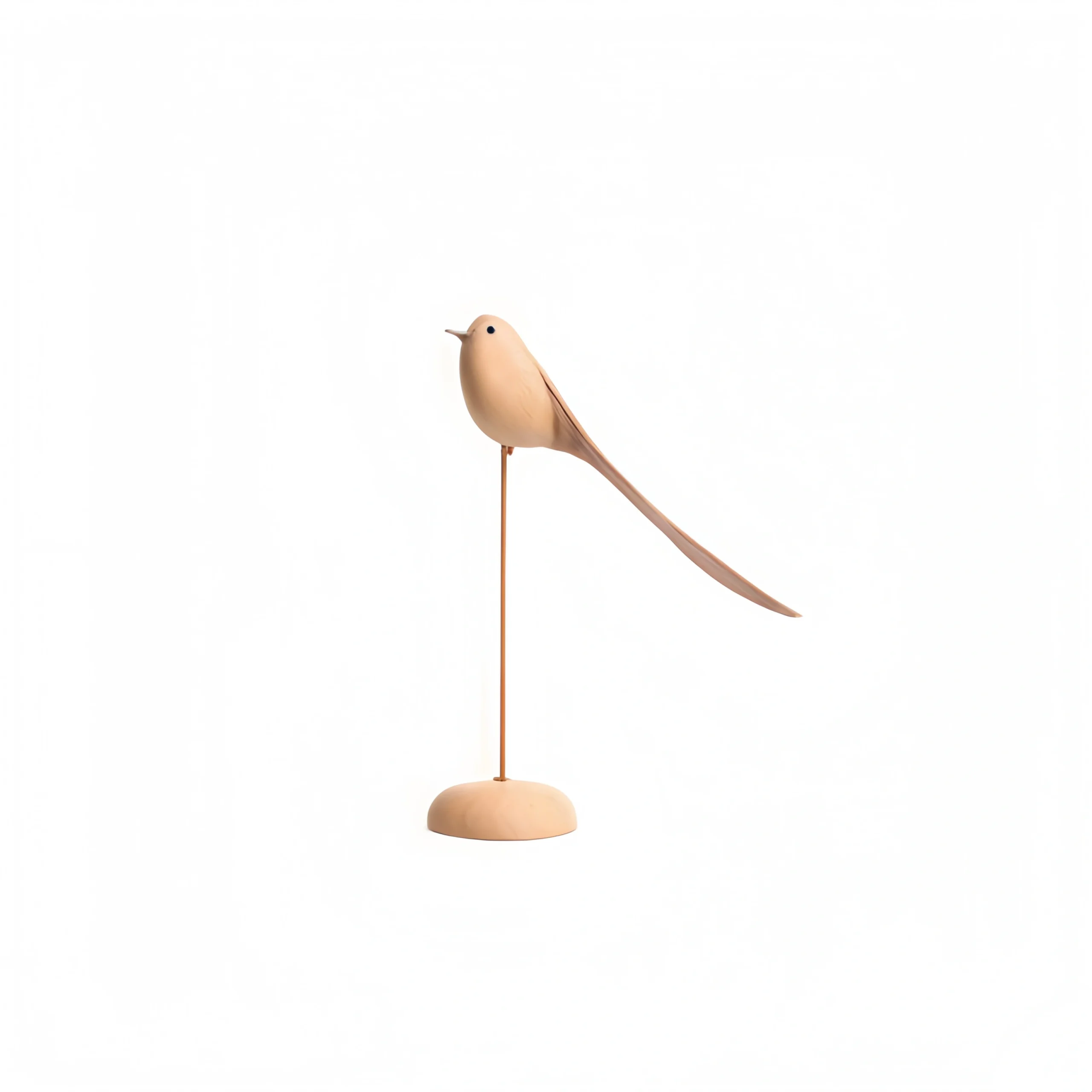 Small Long-Tailed Bird Figurine