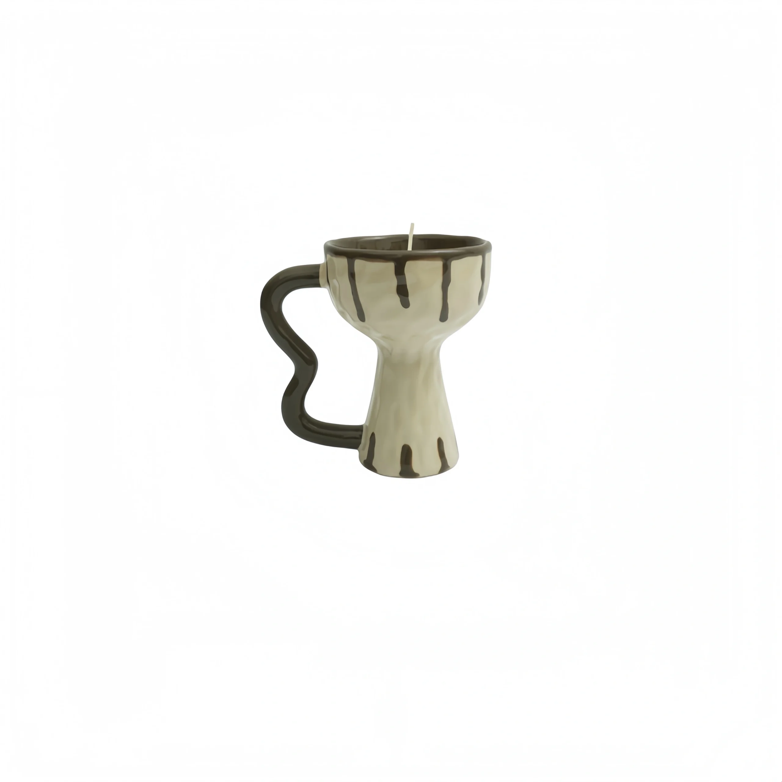 White Coffee Scented Candle Holder