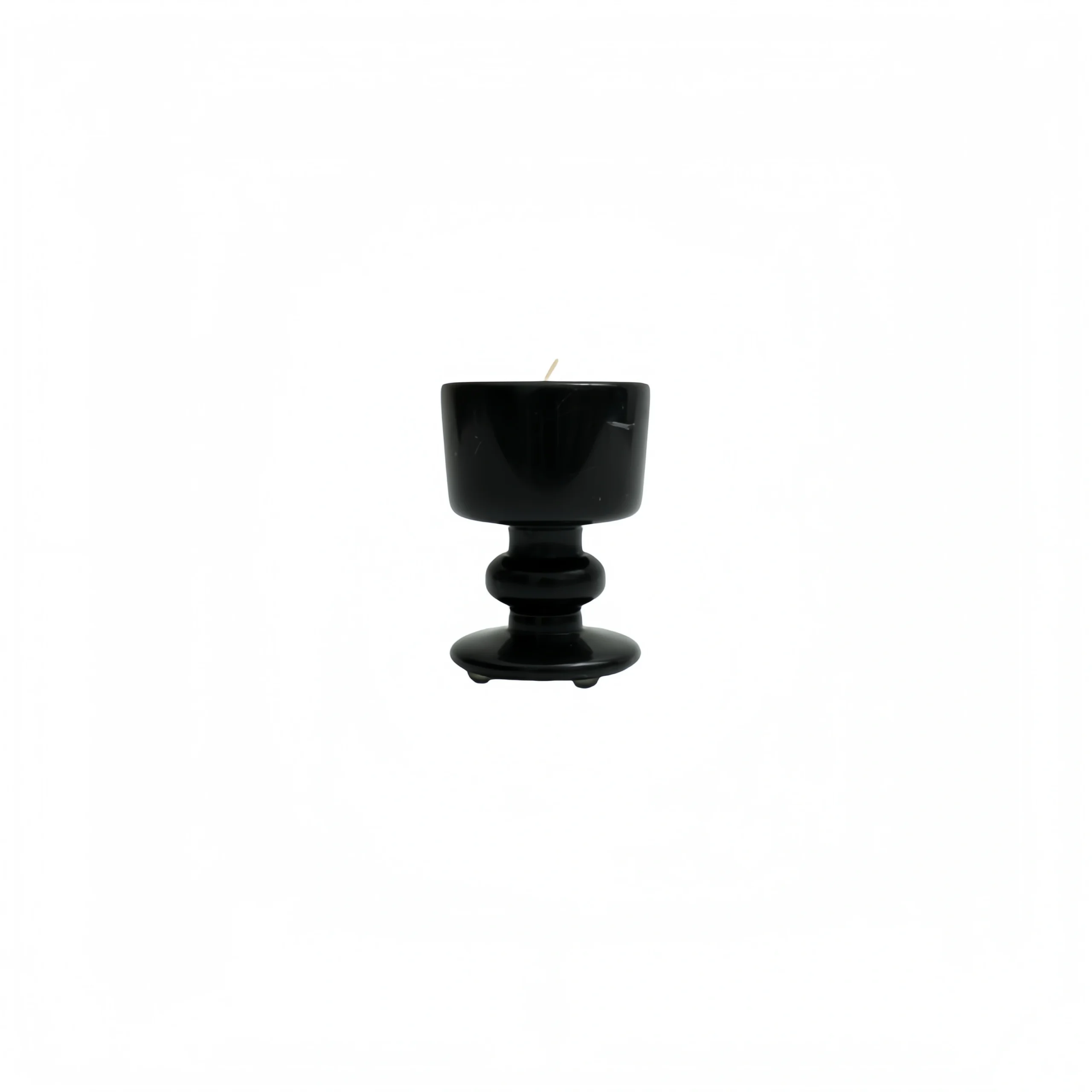 Marble Scented Candle Holder (Black)
