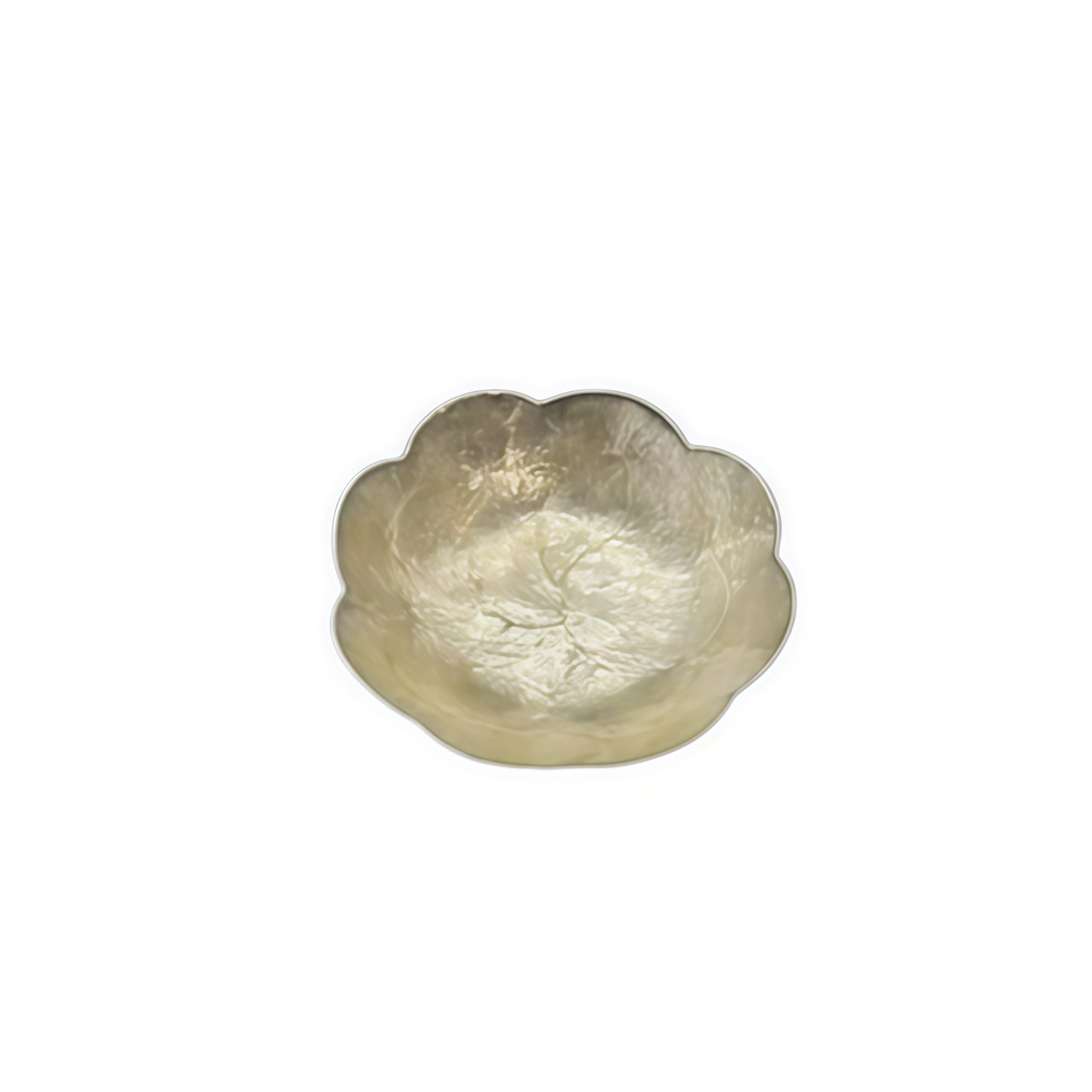 Cloud Shell - Imported Silver-Edged Pattern Bowl (Small)