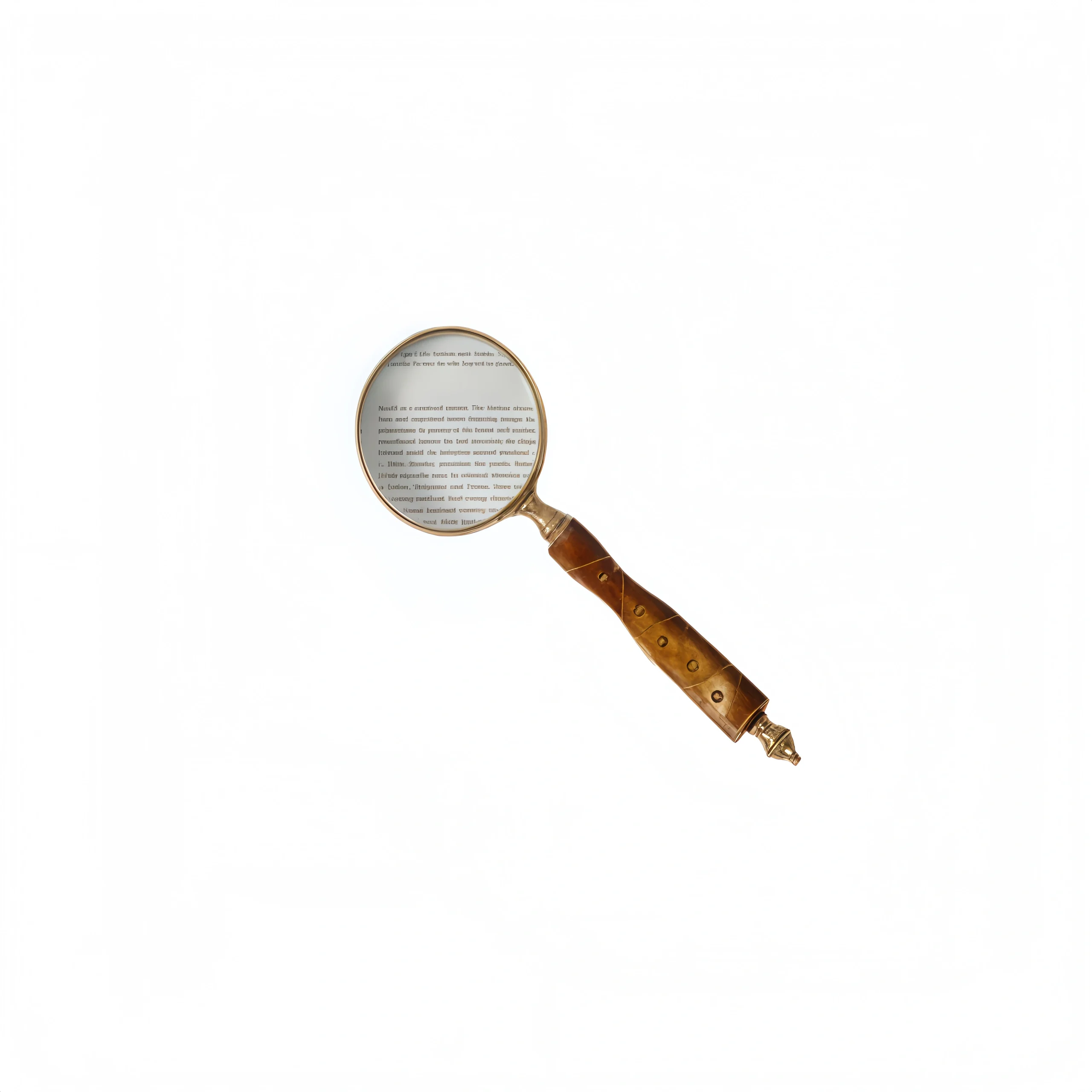 Brass & Bone Magnifying Glass – Style A