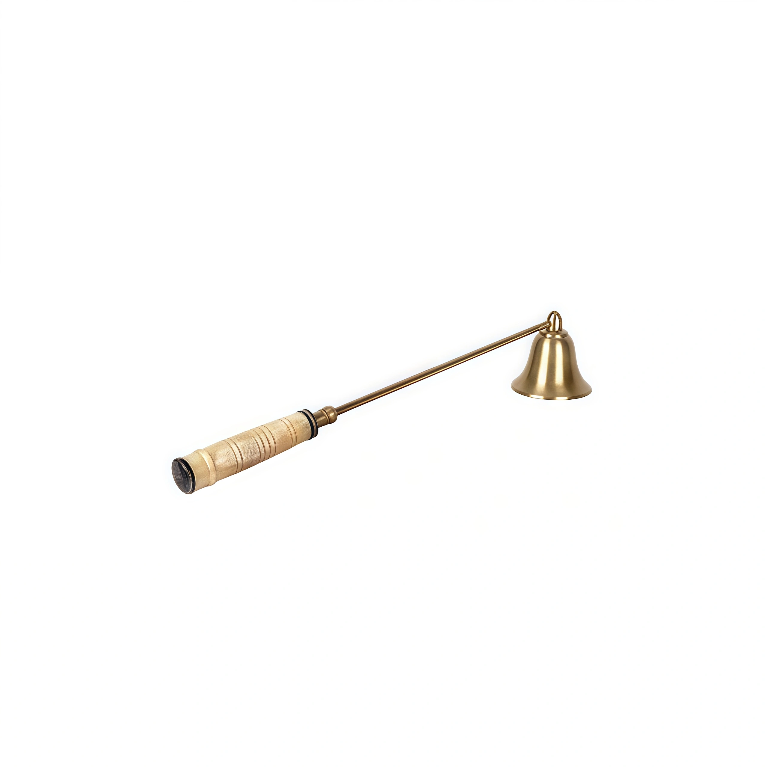 Bone & Brass Candle Snuffer
