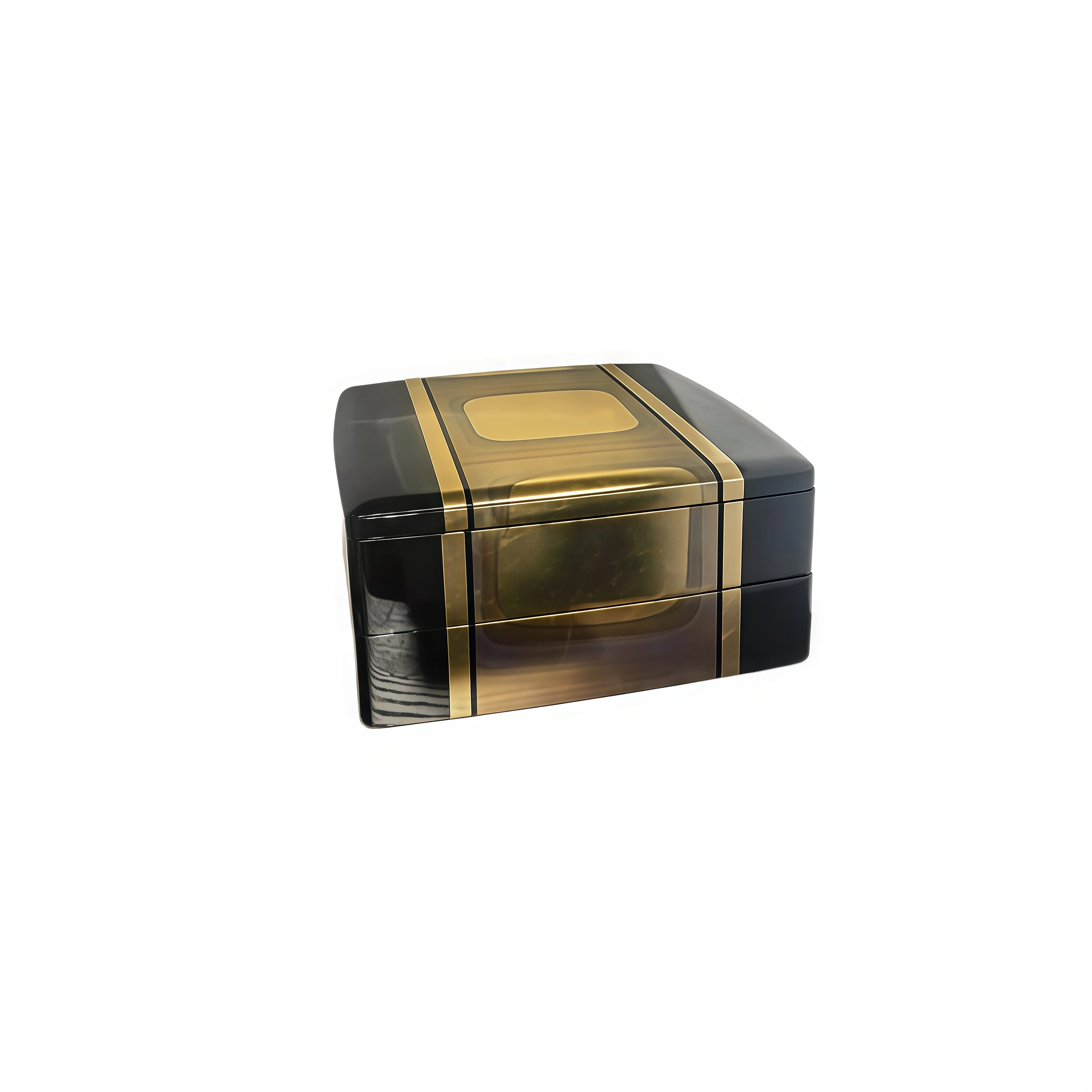 Gold Leaf Lacquer Storage Box