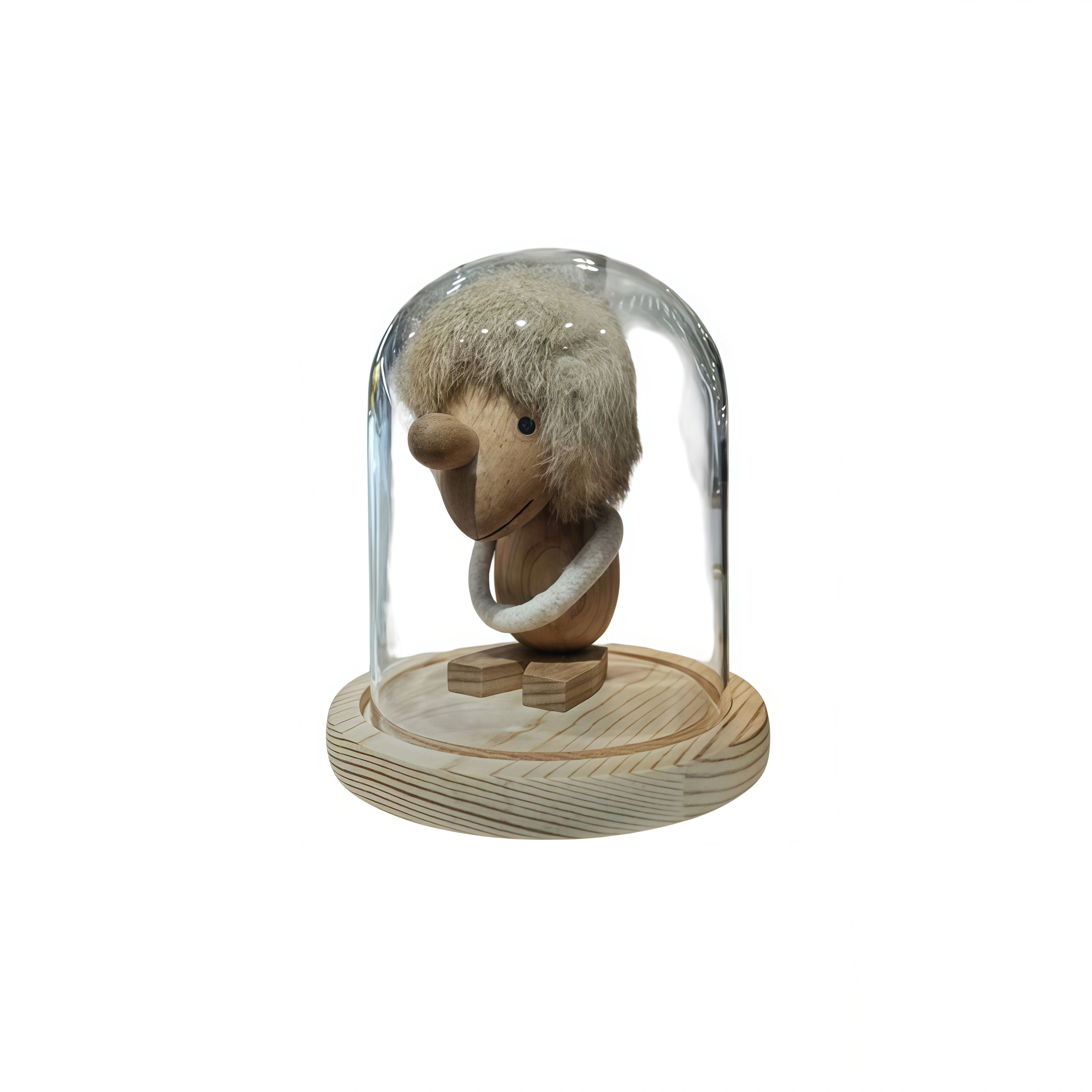 Melancholy Figurine with Cover