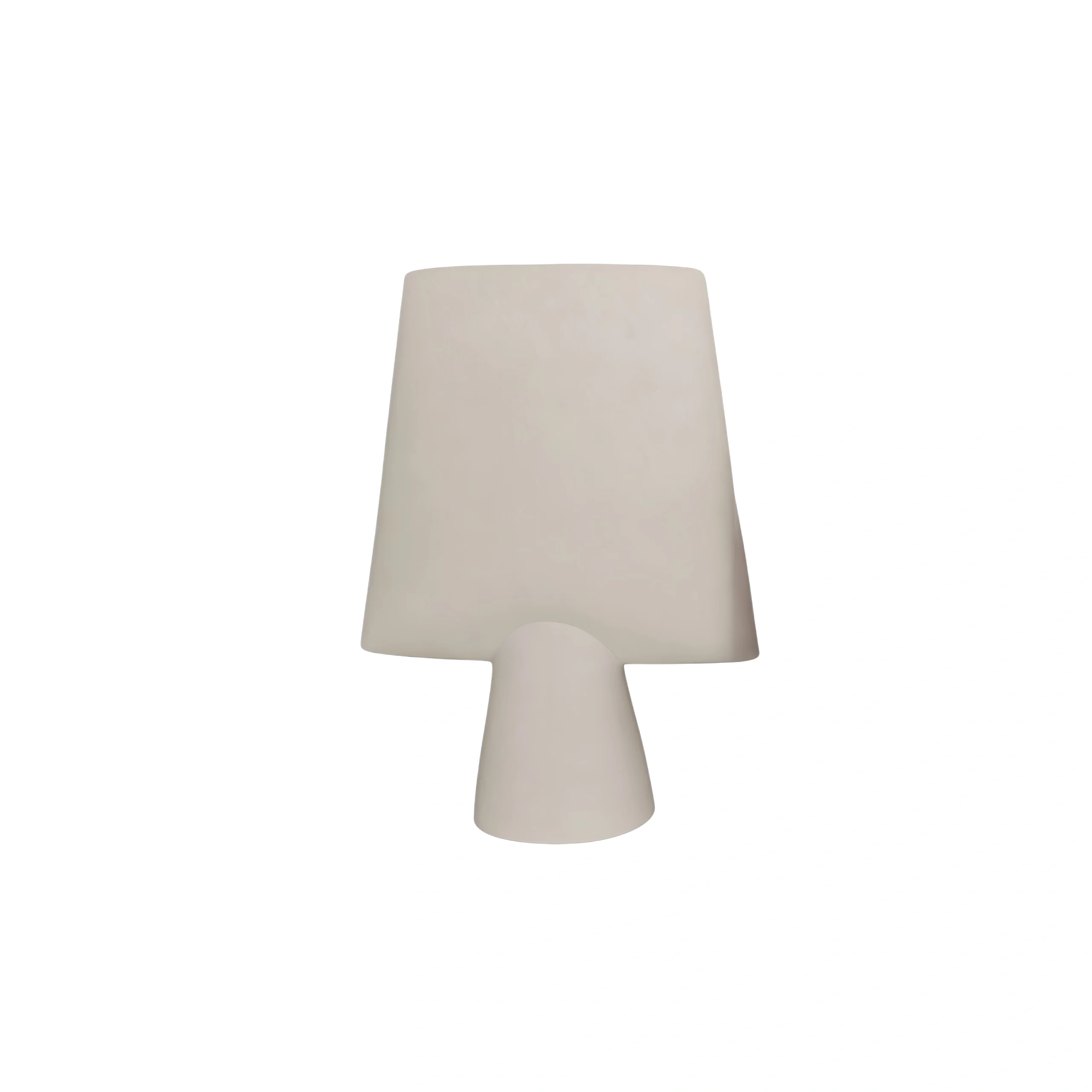 Phoenix “Fidian” Vase – Reef White with Inner Pink Glaze 1