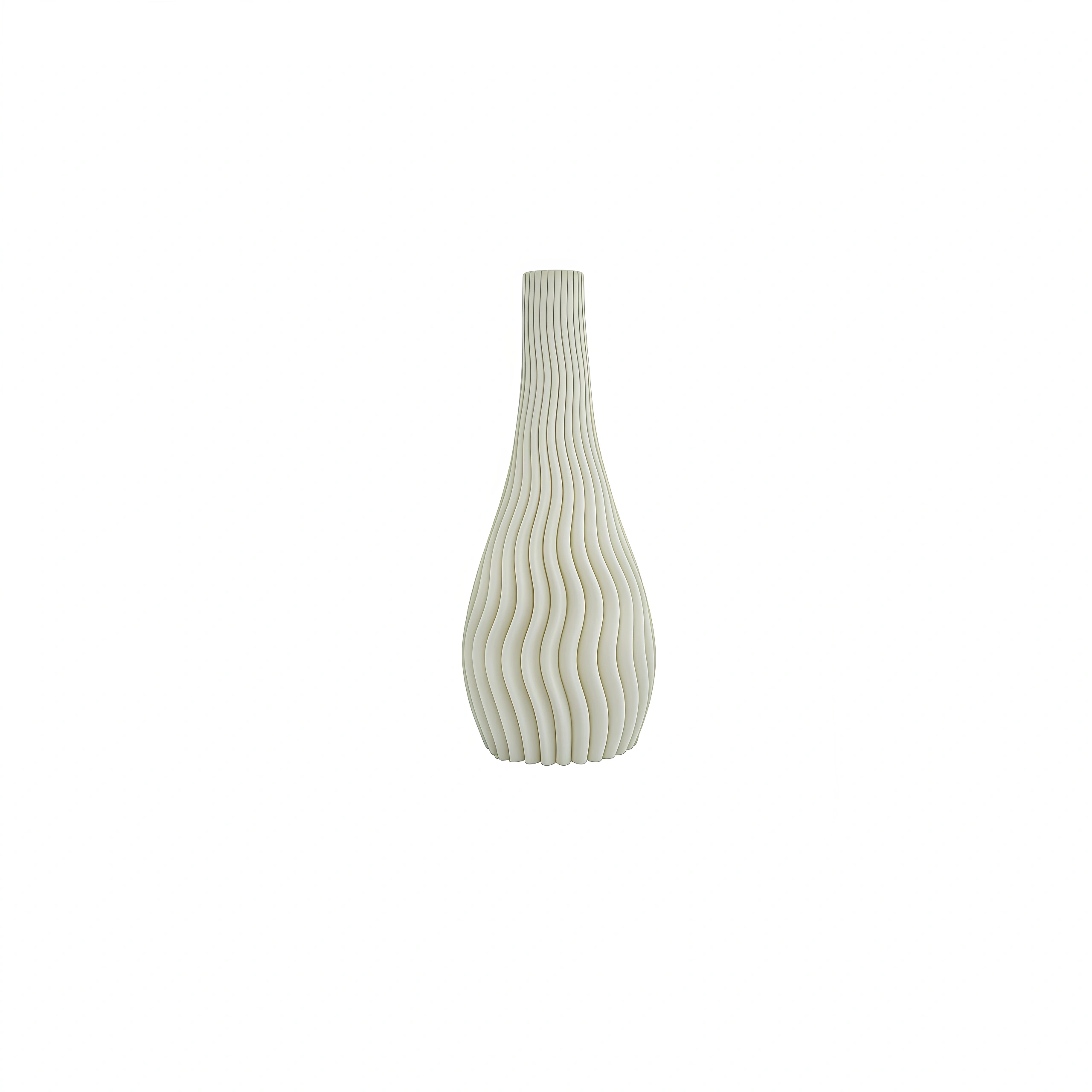 Fritz 3D White Drip Vase – 2