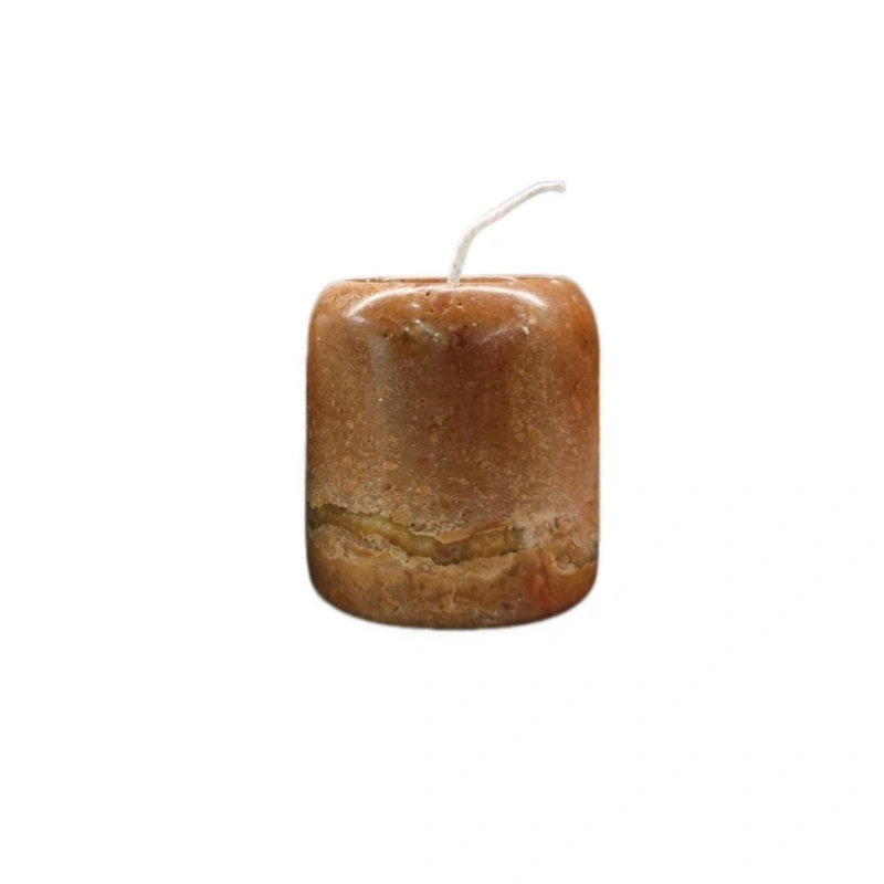 Red Hole Stone Wax Melt Figurine