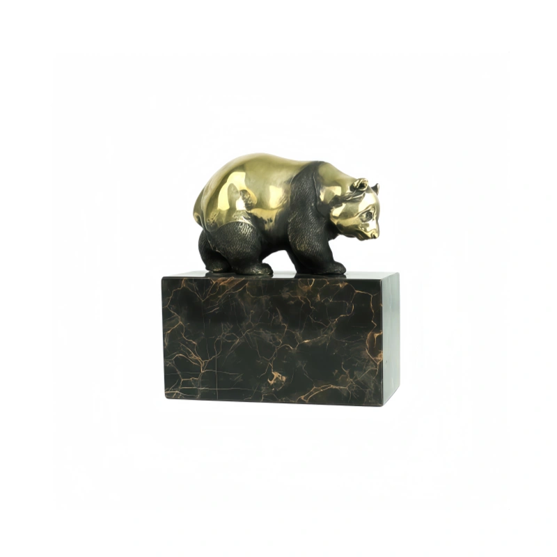 Pure Copper Panda Figurine