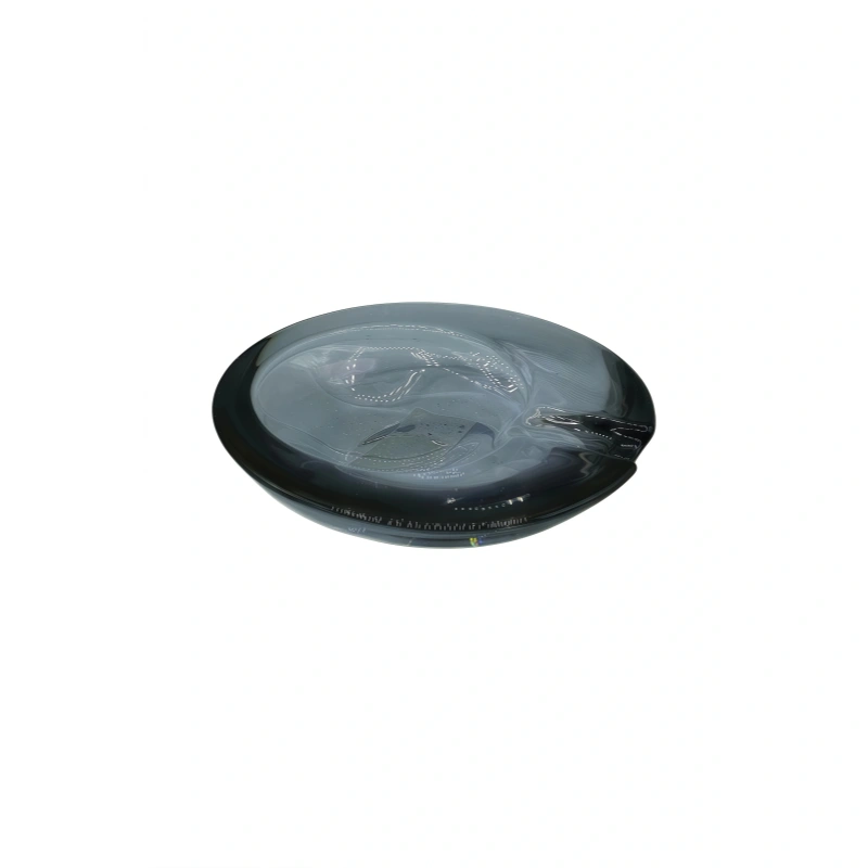 Black Artificial Glass Ashtray Small Size