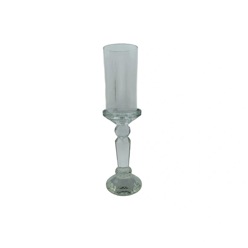 Single Crystal Candleholder with Shade (High) + Candle