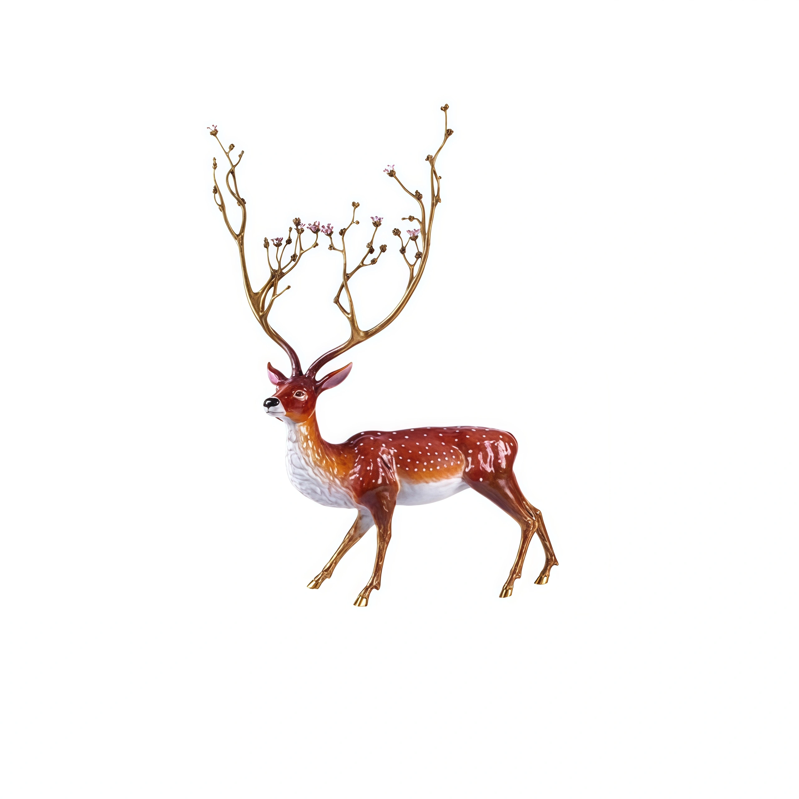 Sika Deer Figurine