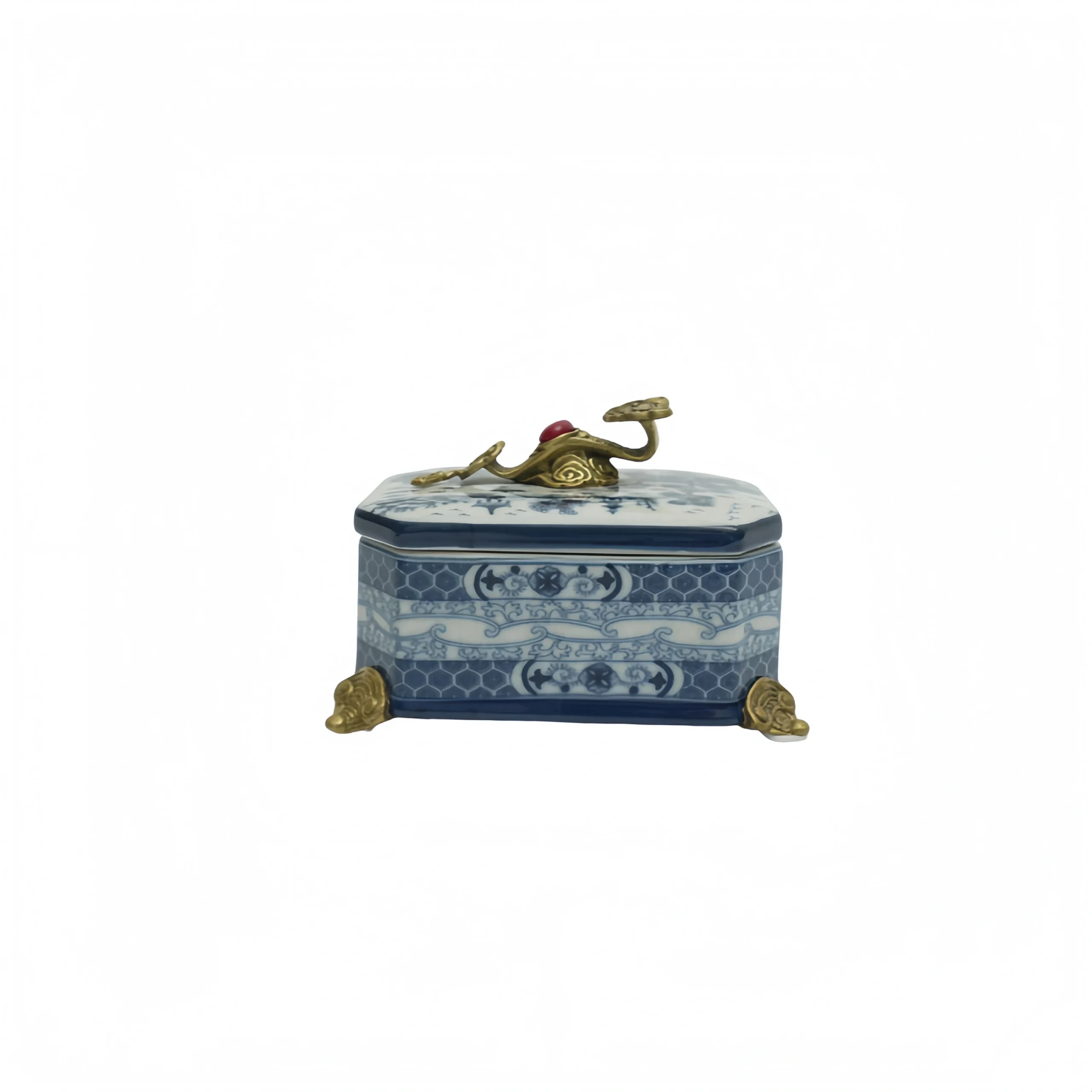 Auspicious Lidded Box