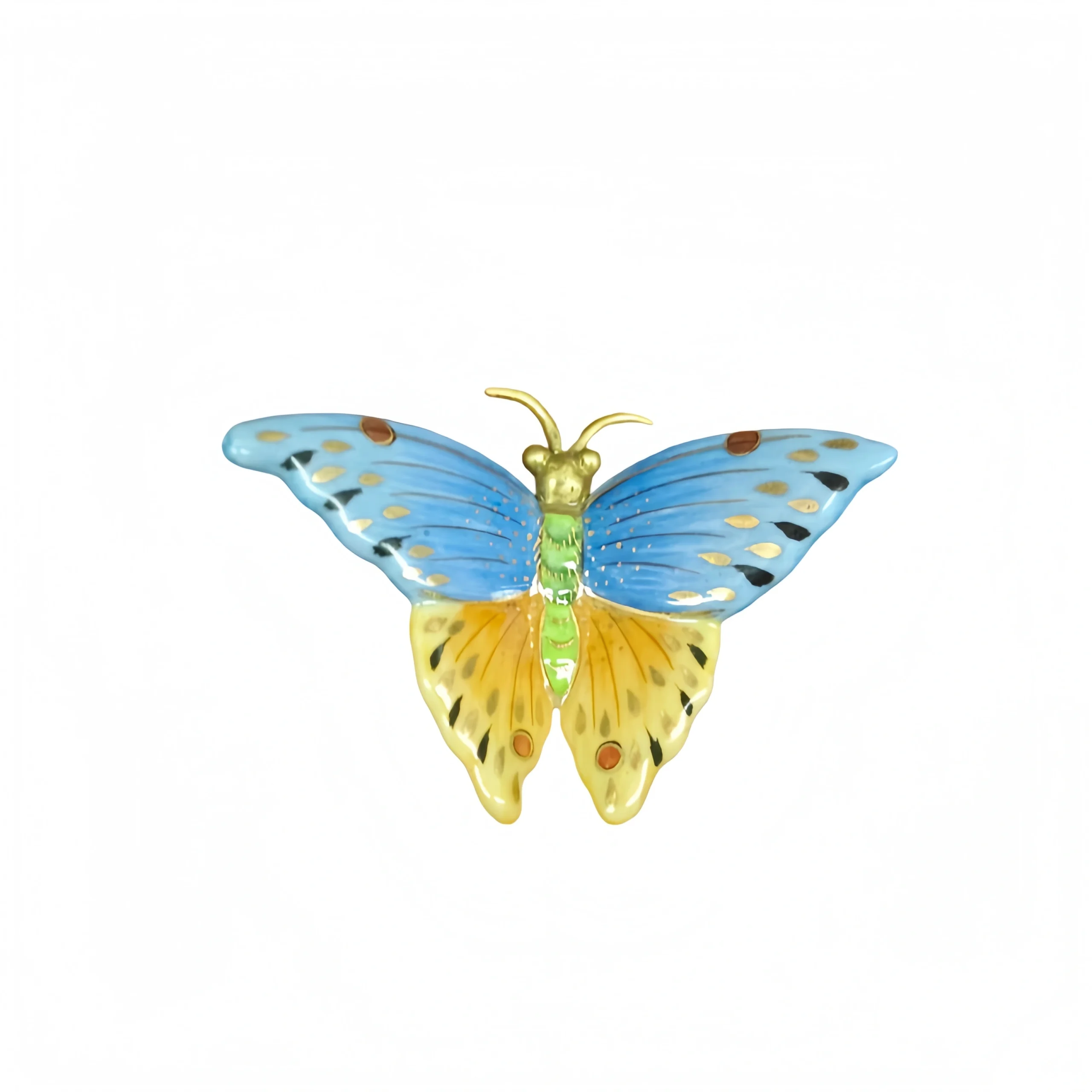 Yellow-Blue Butterfly Figurine