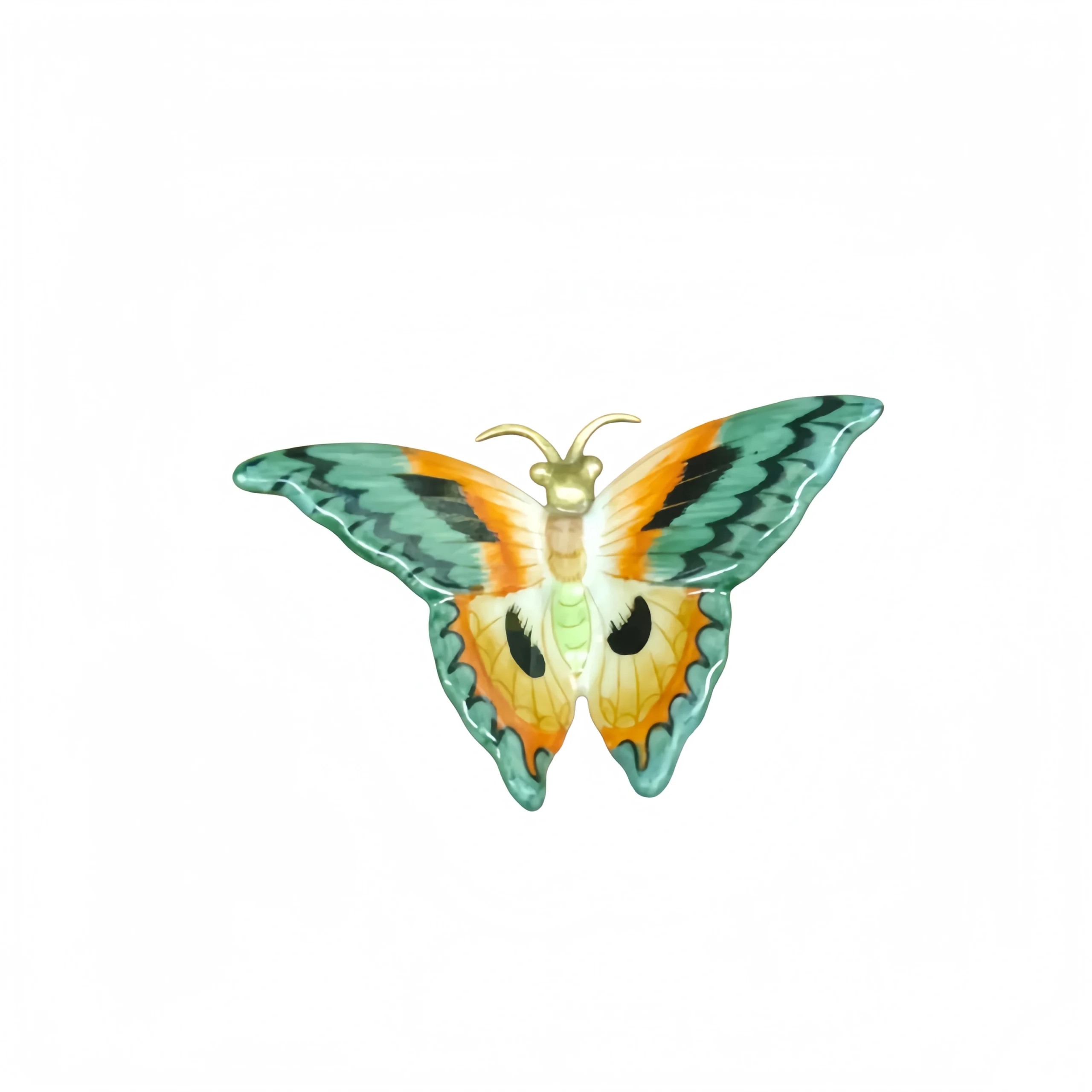 Yellow-Green Butterfly Figurine