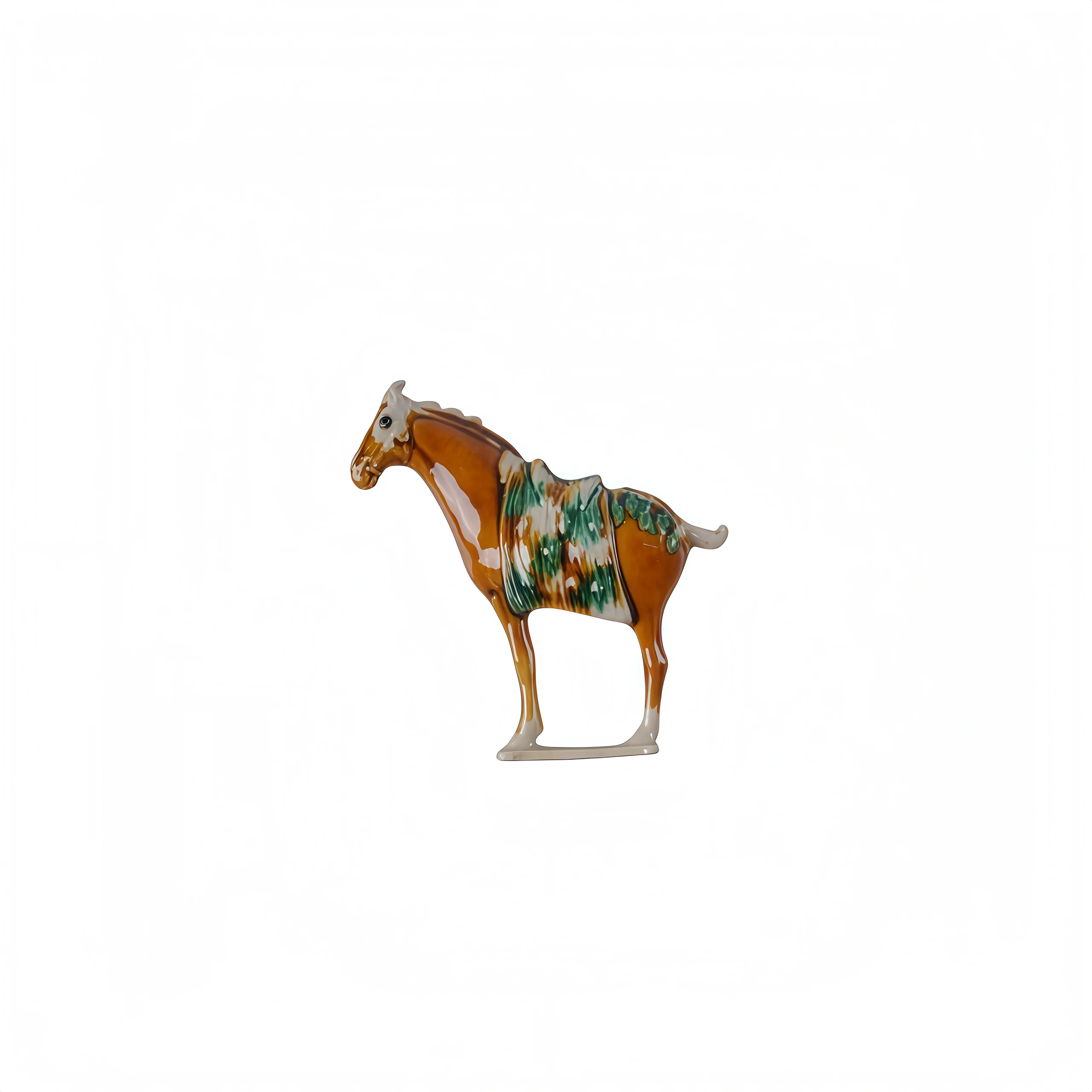 Ceramic horse fridge magnet