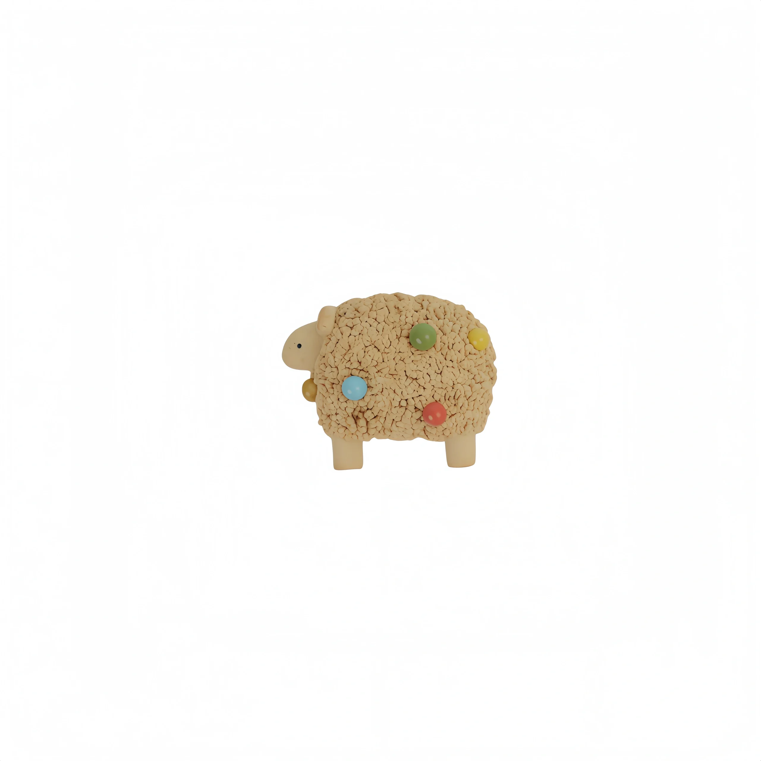Sheep Ceramic Refrigerator Magnet