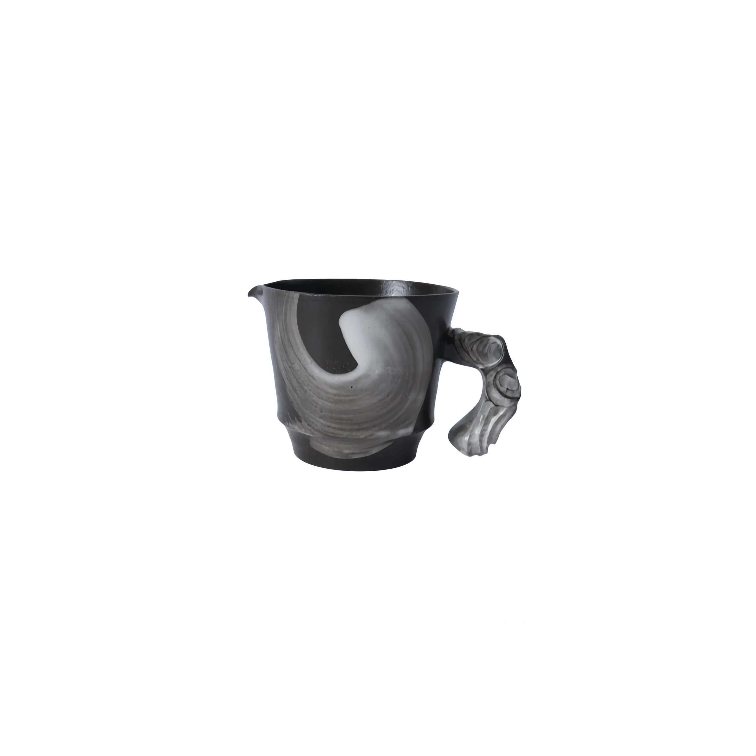 Black & White Spouted Cup