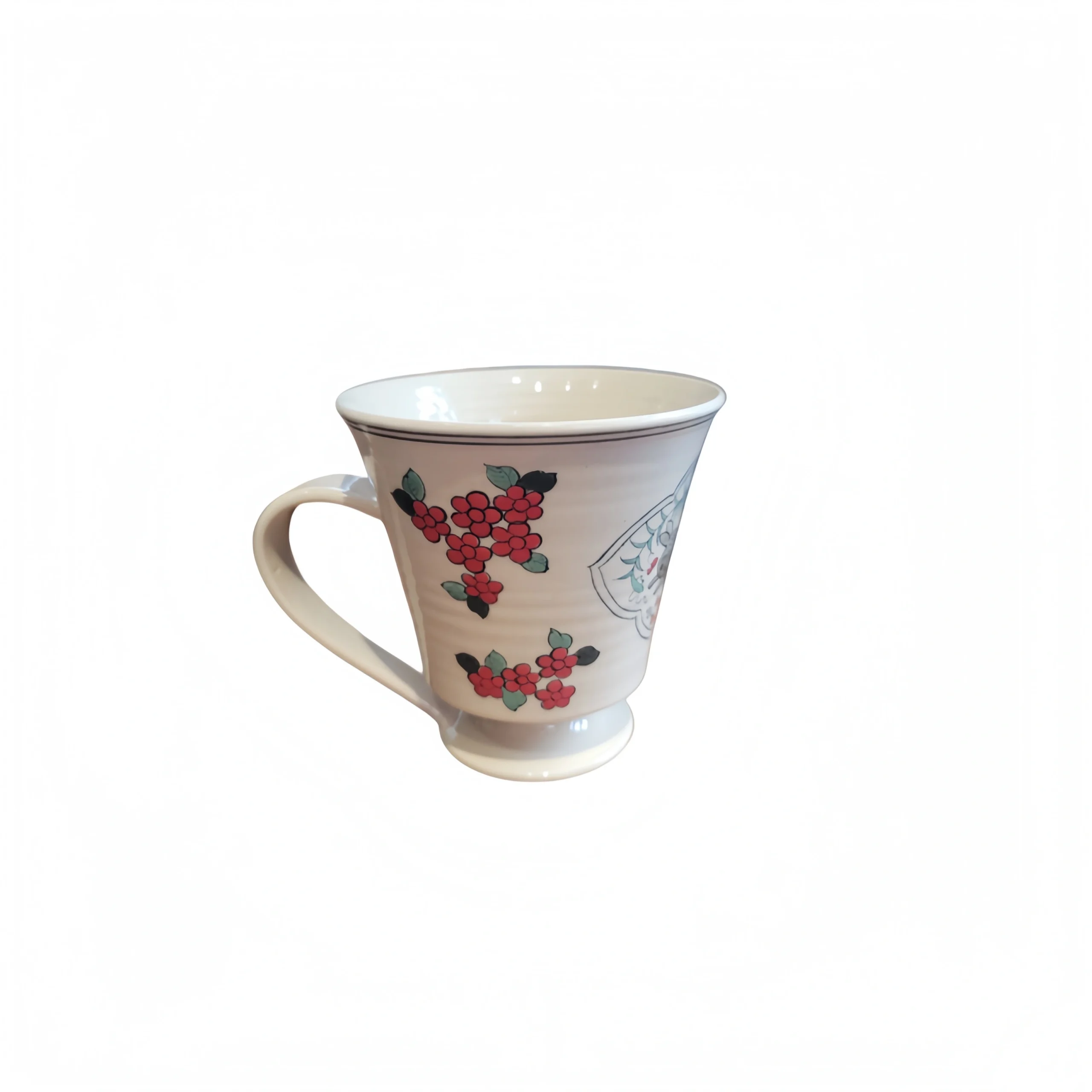 Flower Begonia Handle Cup