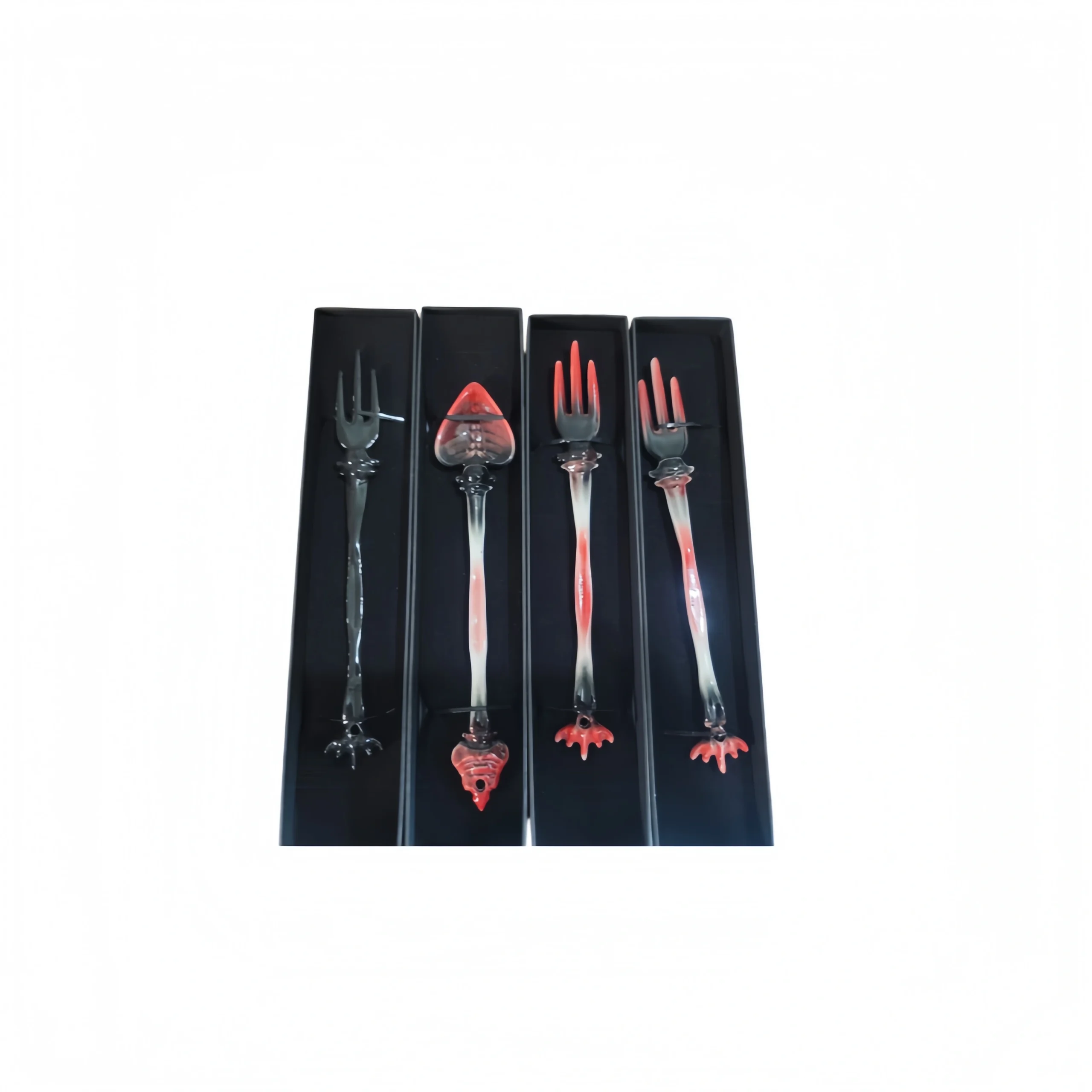 Flame Pattern Knife and Fork Set