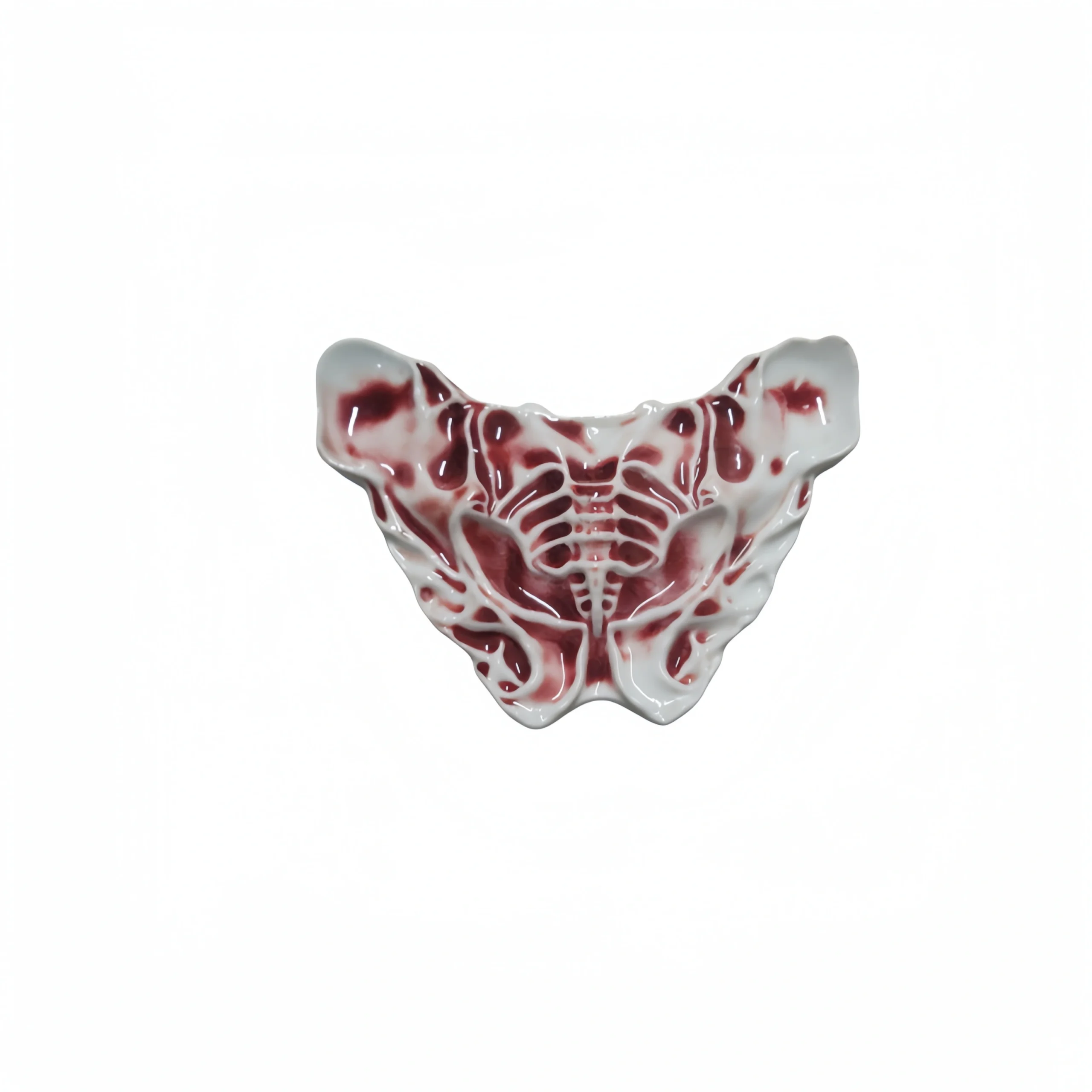Butterfly Red-White Hipbone Plate