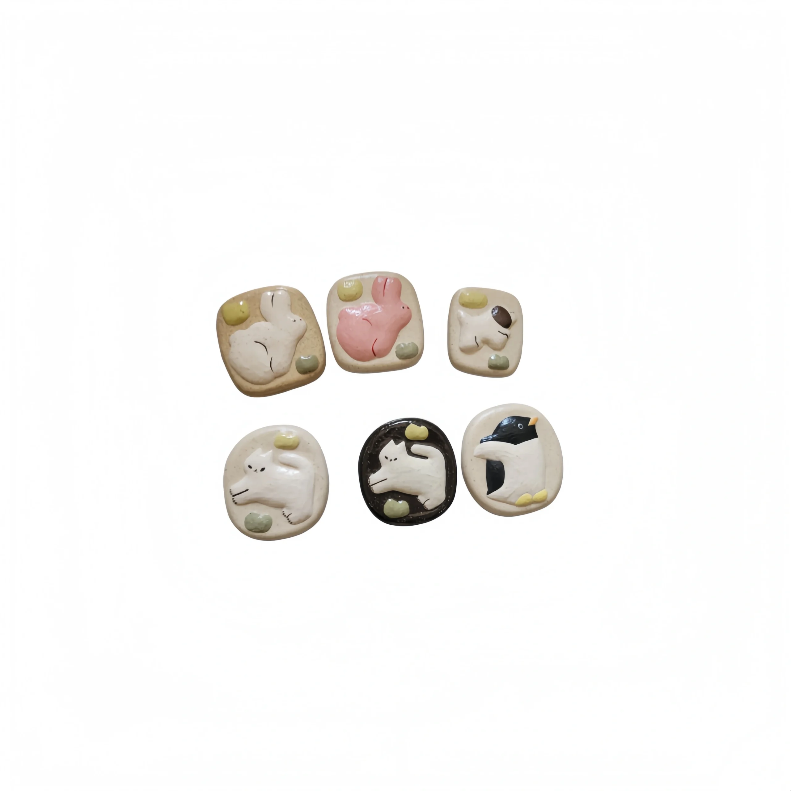 Ceramic Small Animal Fridge Magnet