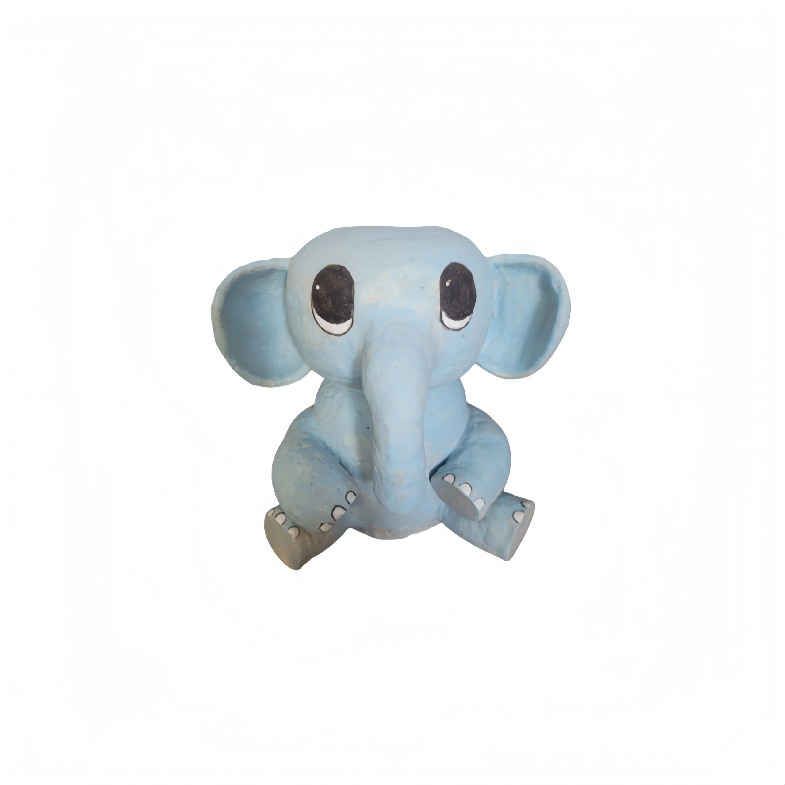 Blue Little Elephant Ornament