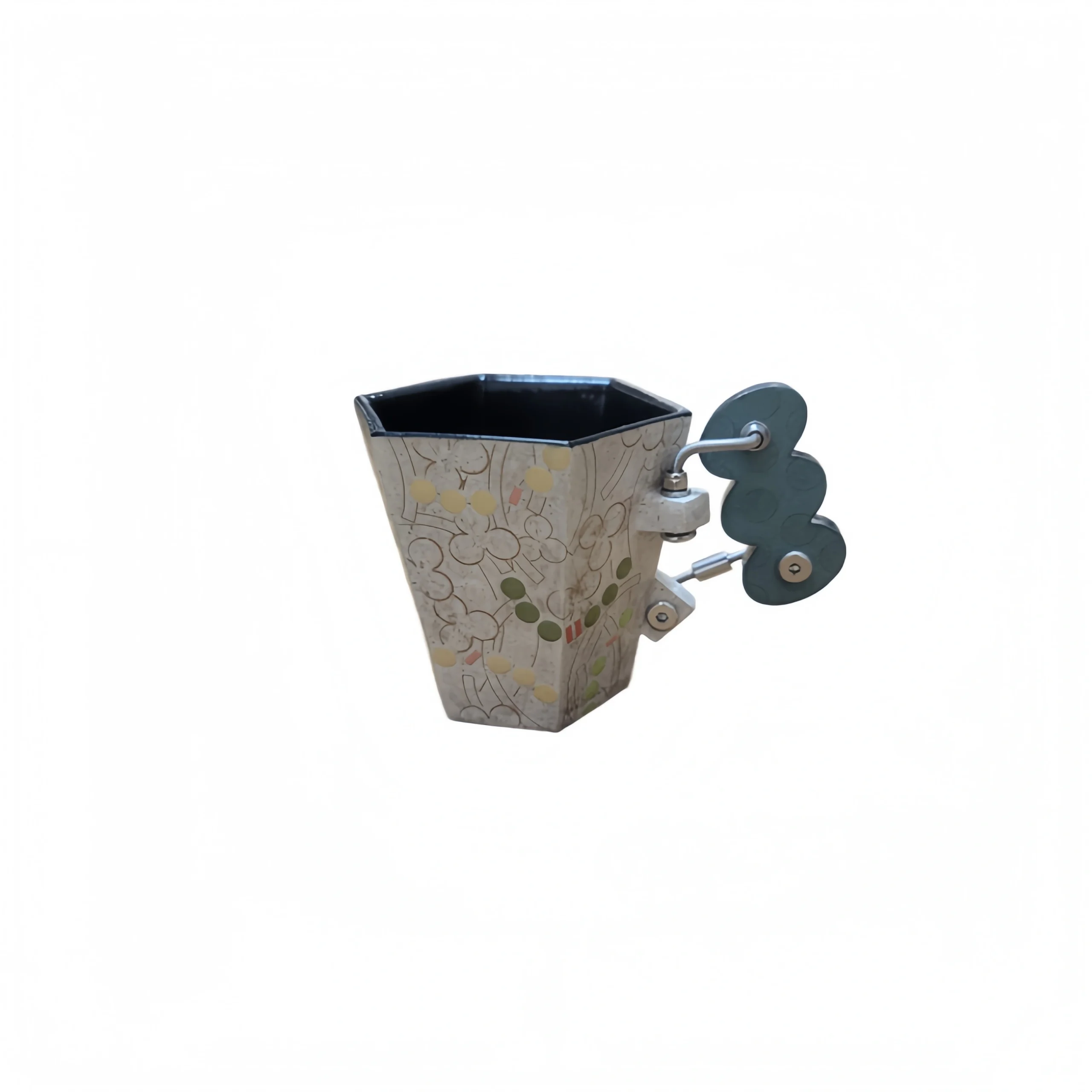 Patchwork Ceramic Medium Cup