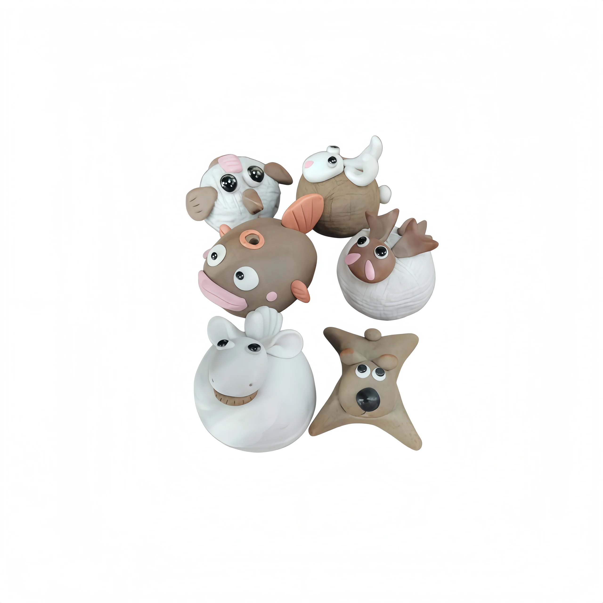Cartoon Small Animal Ceramic Ornament