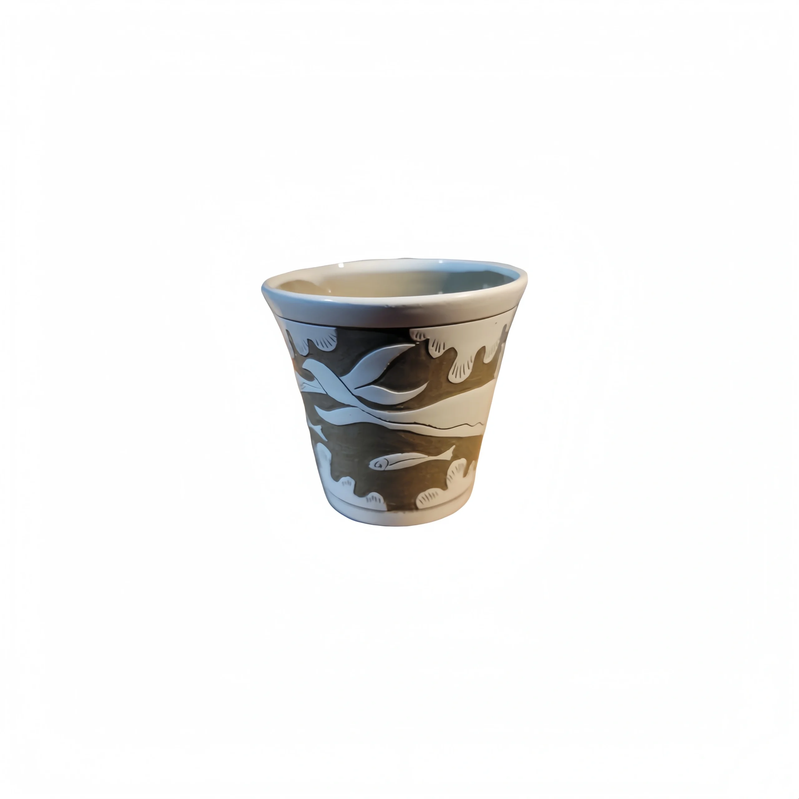 Underwater Pattern Open-Rim Cup