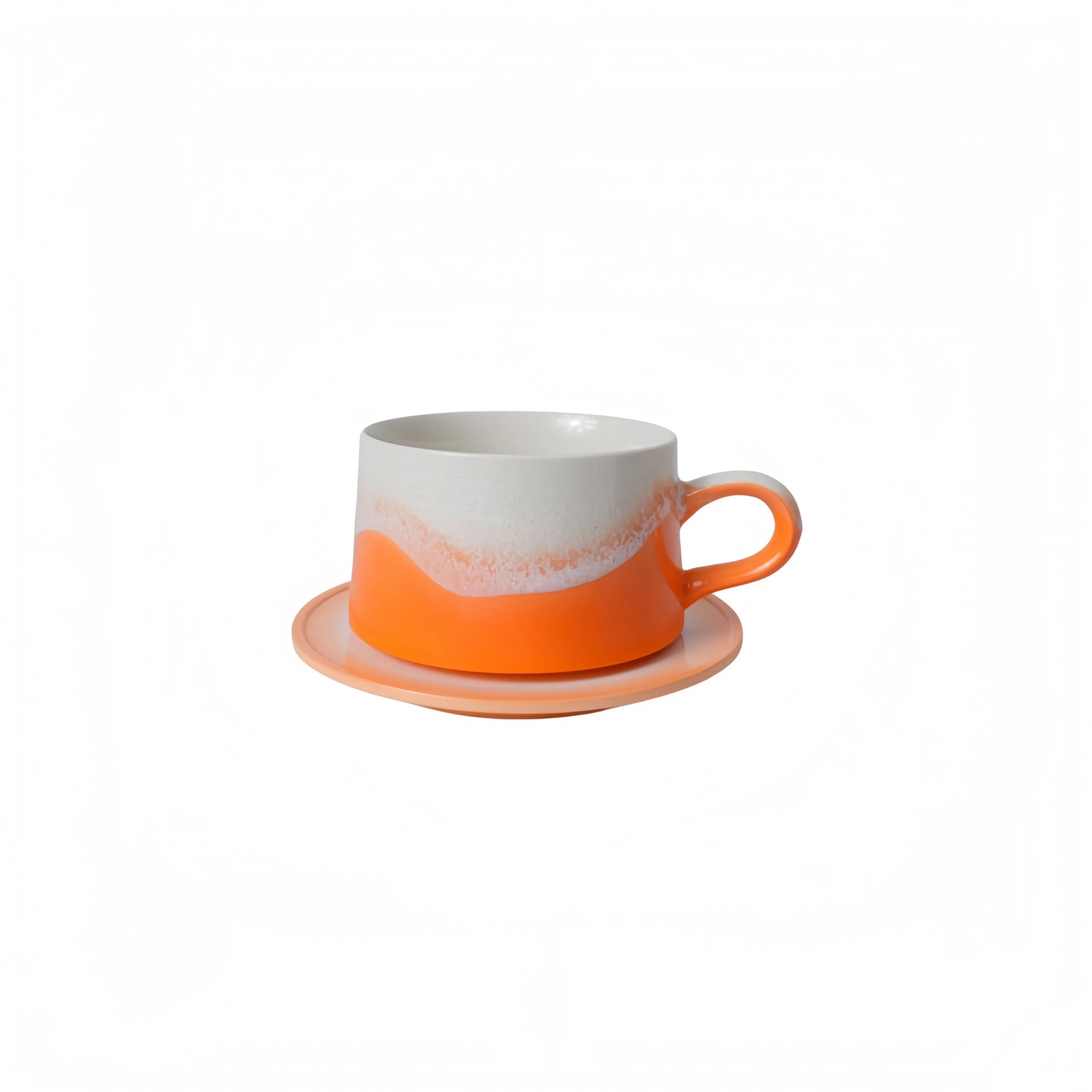 Sunrise Orange Coffee Cup