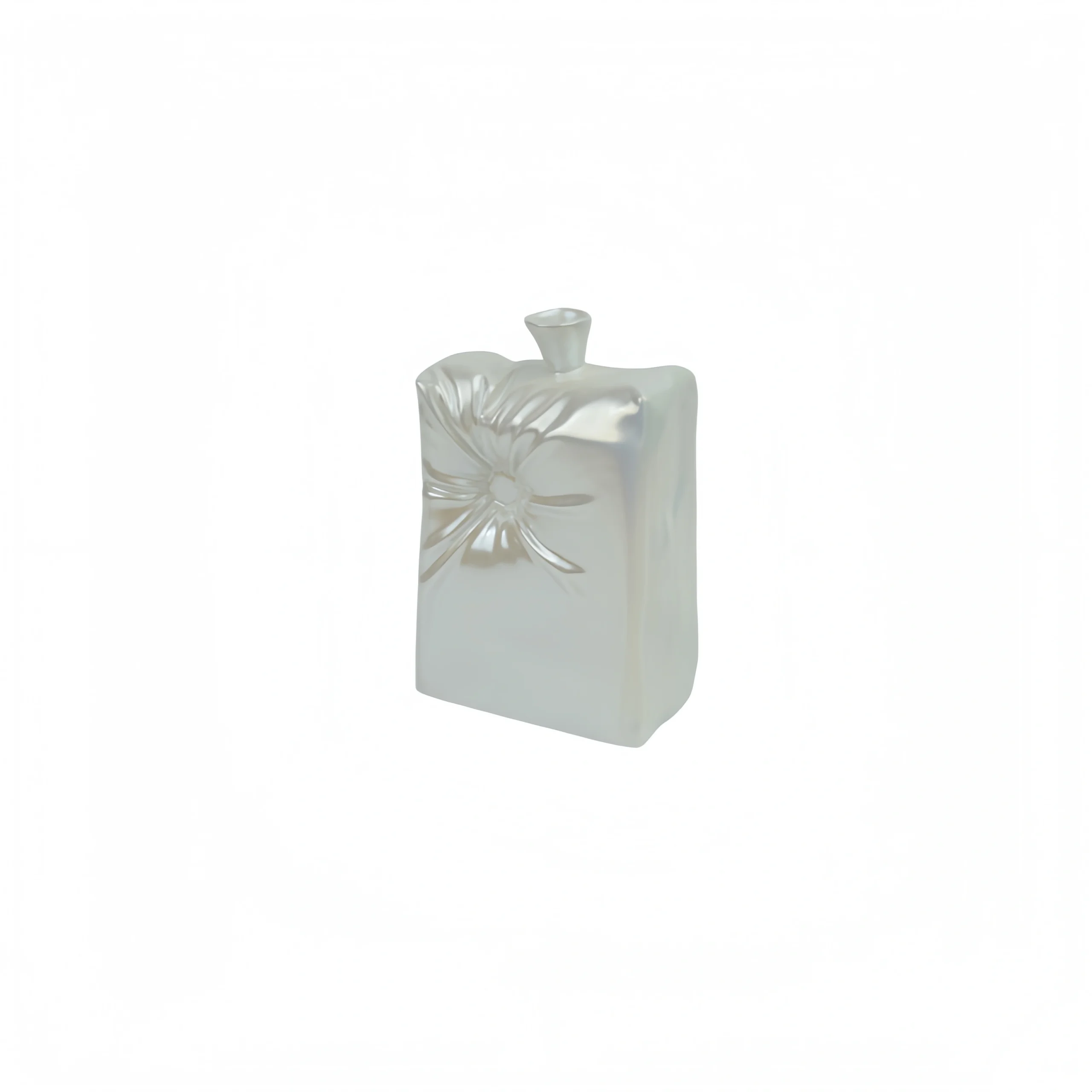 Pillow Brick Ceramic Planter – Pearl