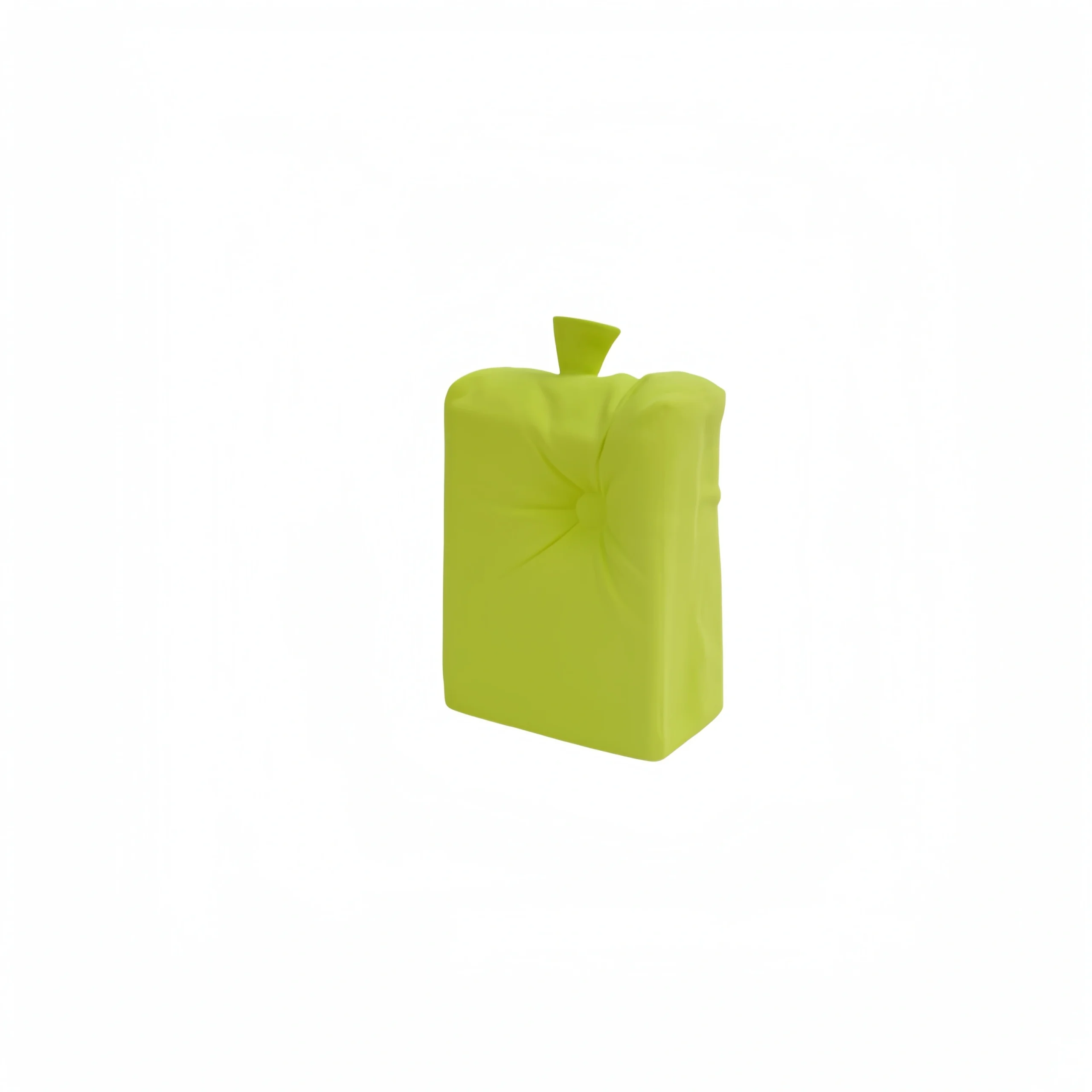 Pillow Brick Ceramic Planter – Matte Green