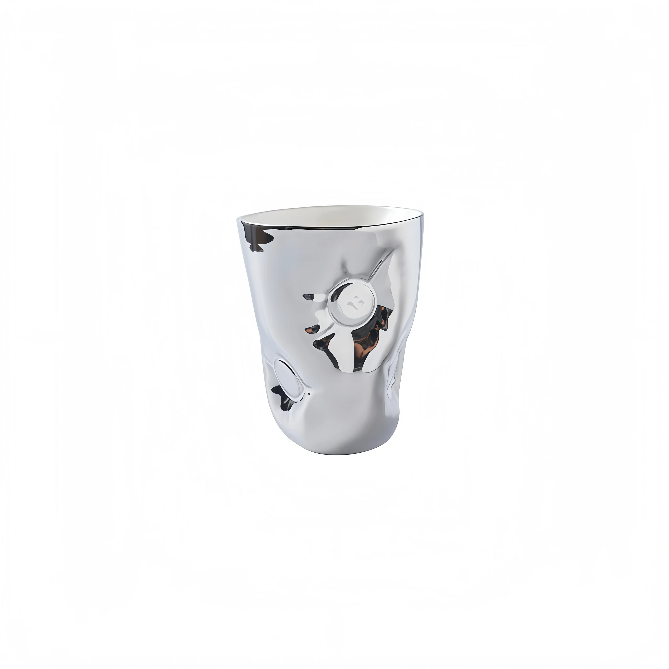 Big Button Cup – Silver