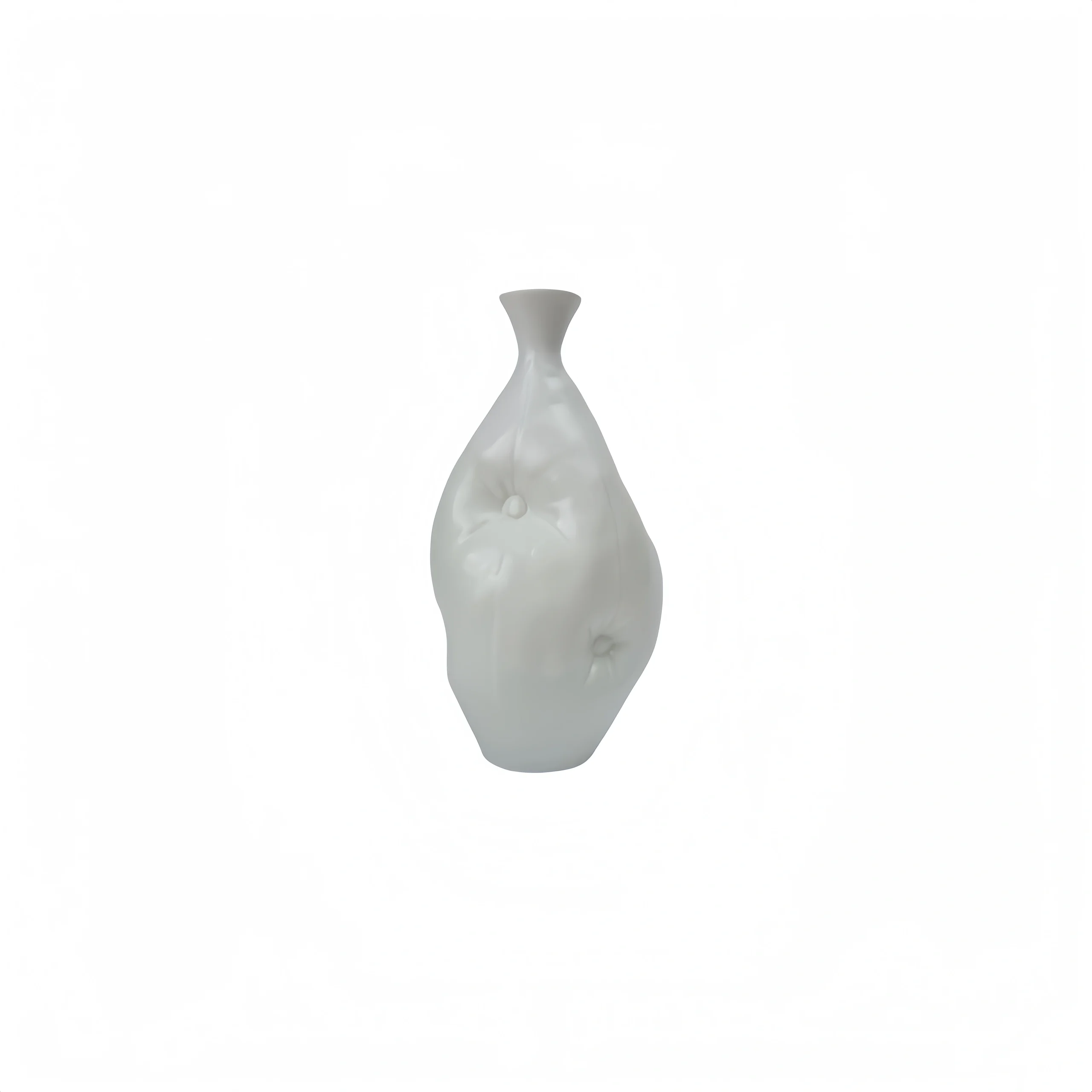 Classic White Ceramic Vase