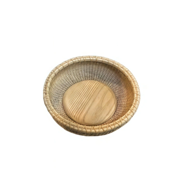 Round Rattan Fruit Tray