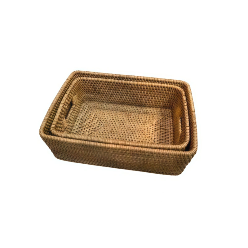 Vietnamese Rattan Basket Set of Four