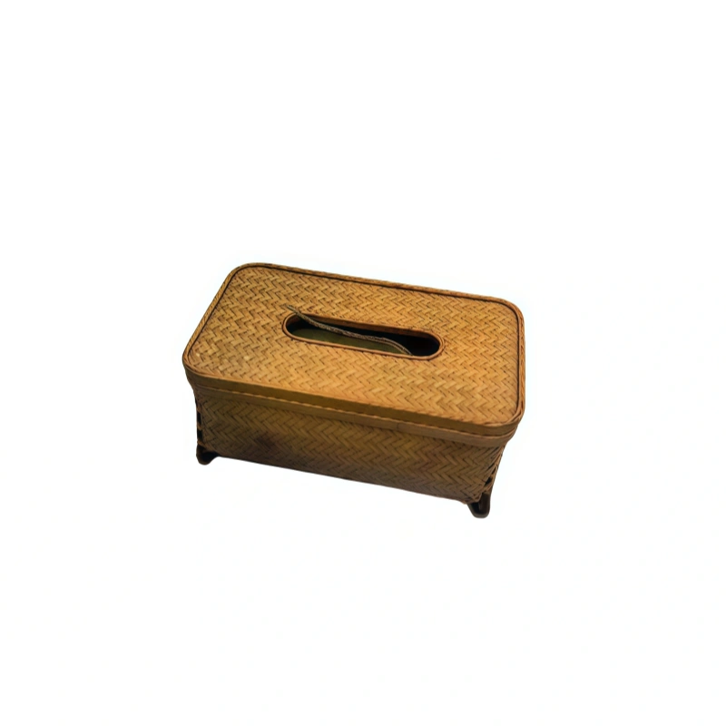Bamboo Square Tissue Box