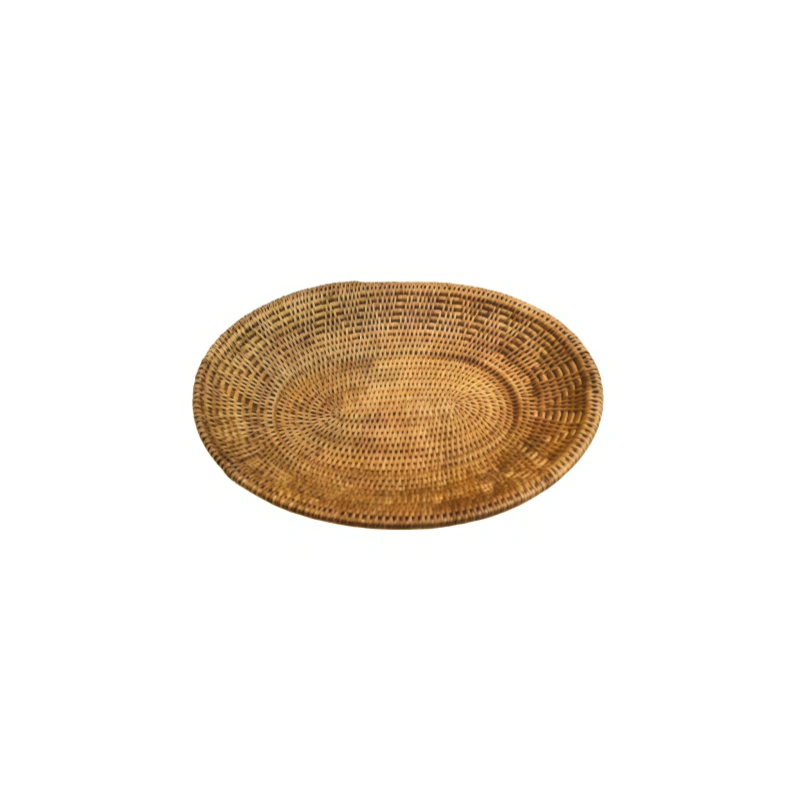 Oval Indonesian Rattan Fruit Tray