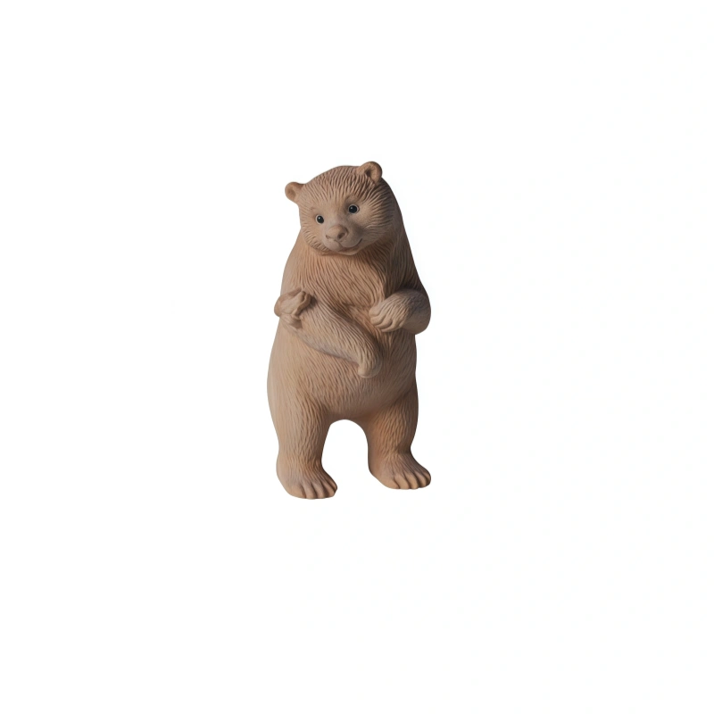 Bear Two Boxwood Ornament