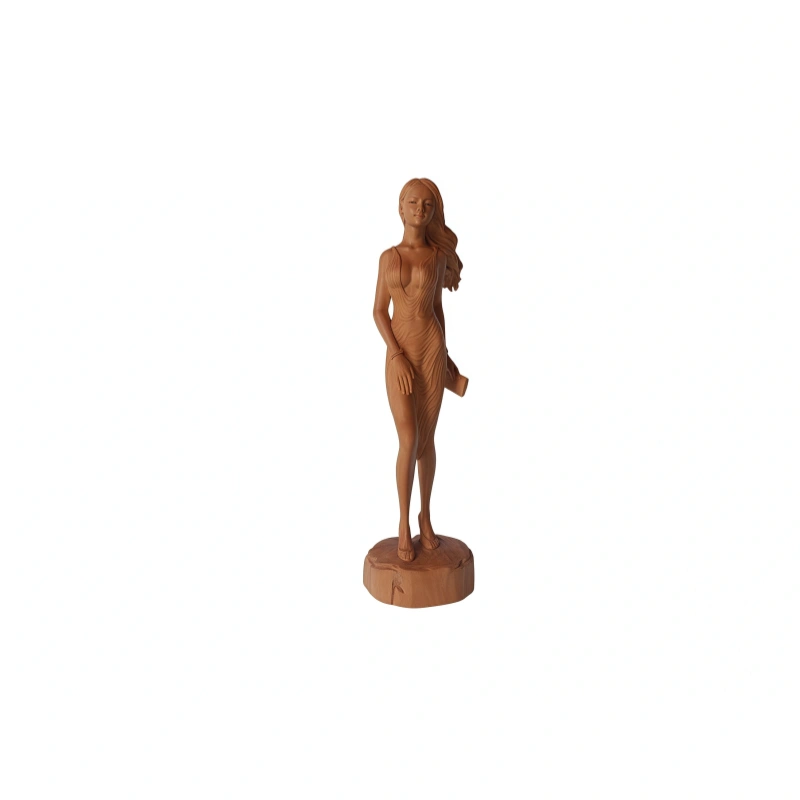 Urban Girl Boxwood Ornament