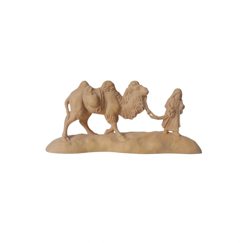 Camel Boxwood Ornament