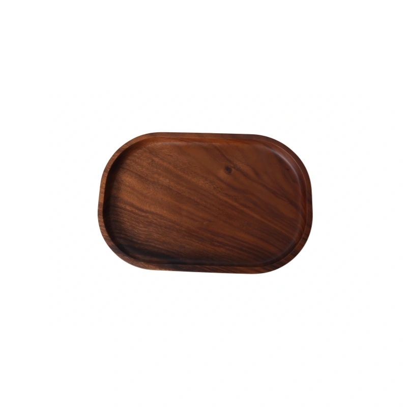 Walnut Deep Oval Tray