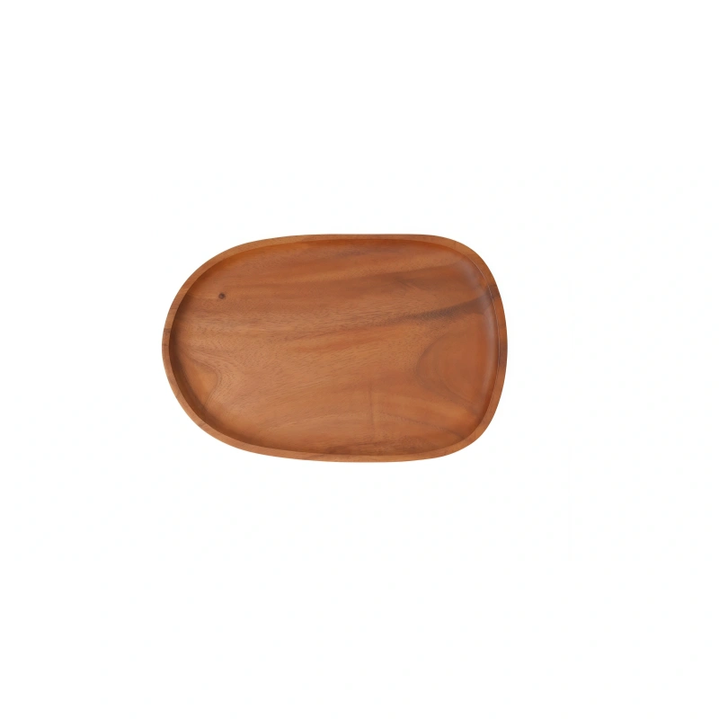 Walnut Shallow Oval Tray