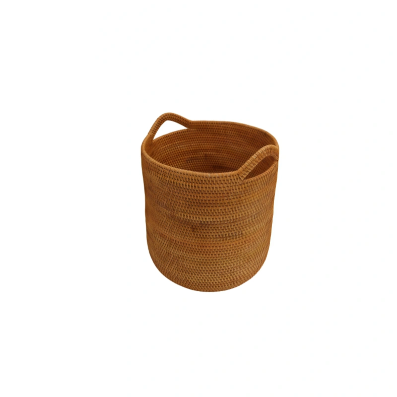 Small Rattan Clothes Basket