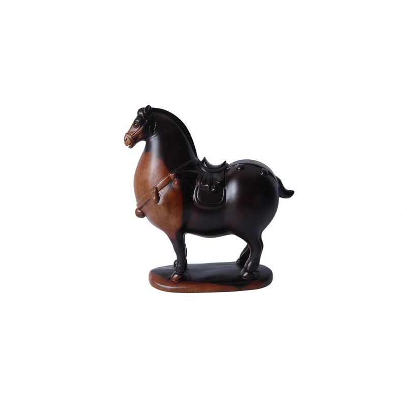 Ebony Tang Horse Ornament