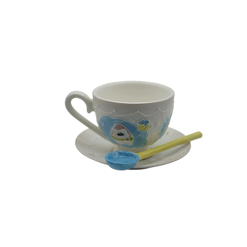 Summer Puppy Ceramic Coffee Mug